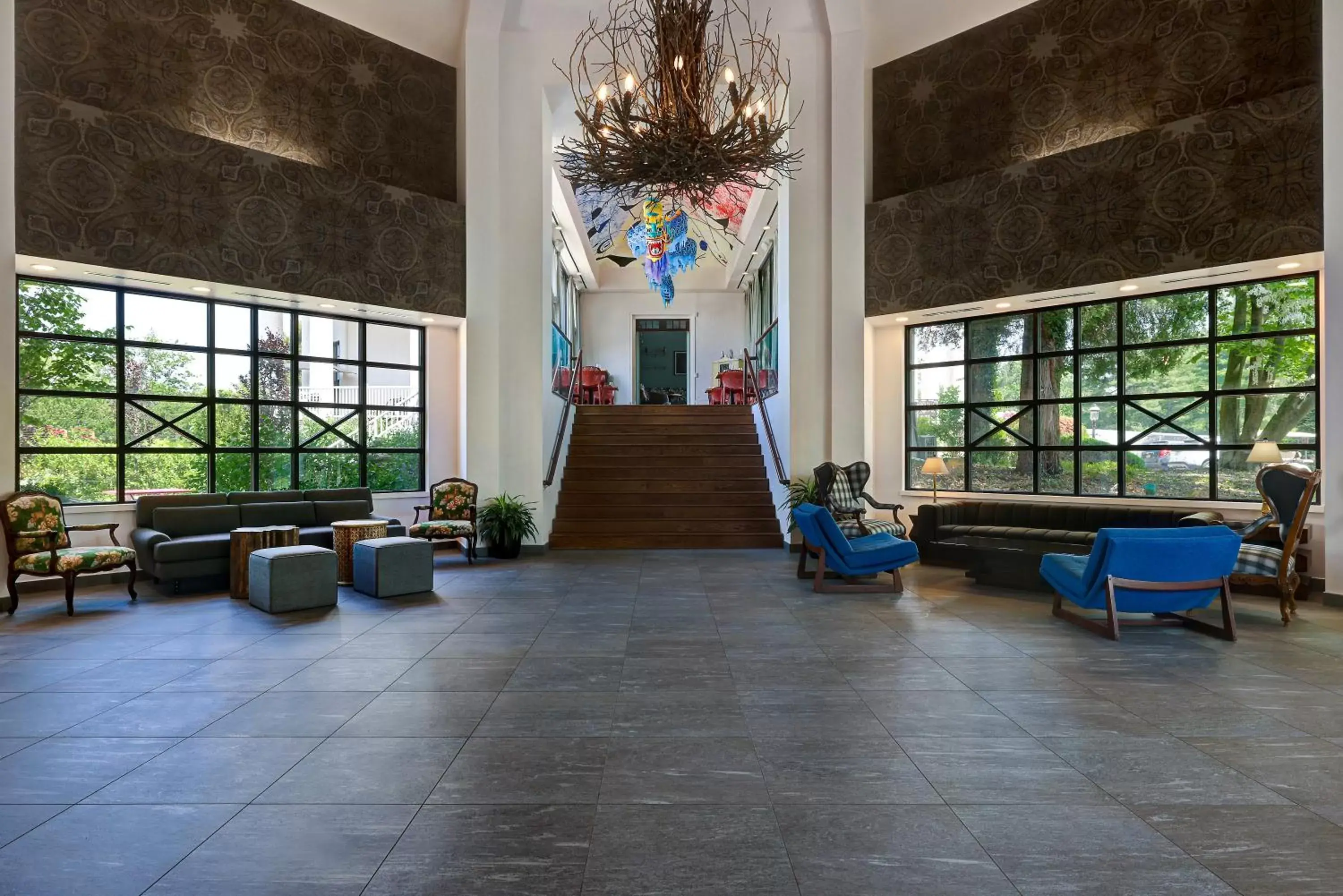 Lobby or reception in Tarrytown House Estate on the Hudson