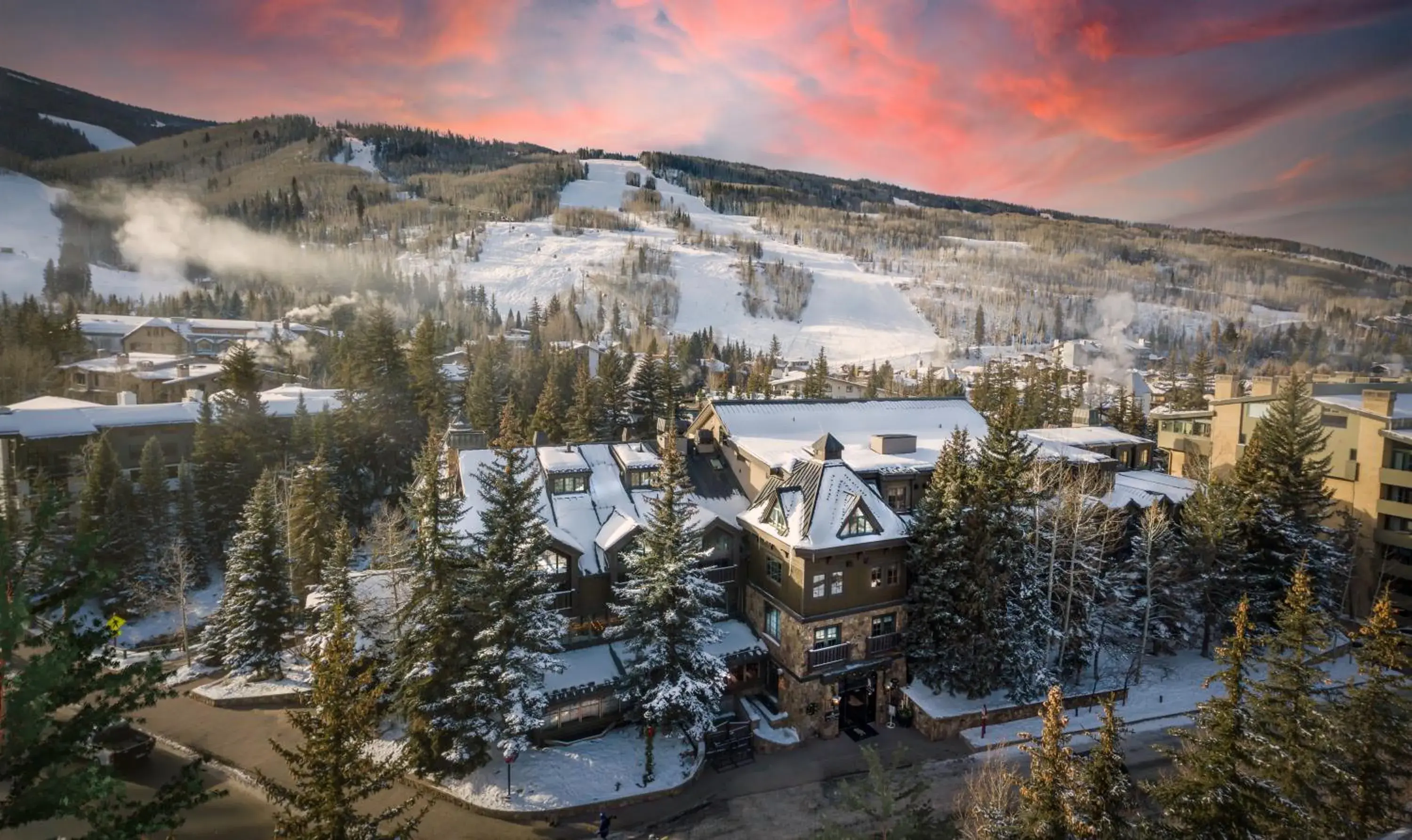 Property building, Winter in Gravity Haus Vail