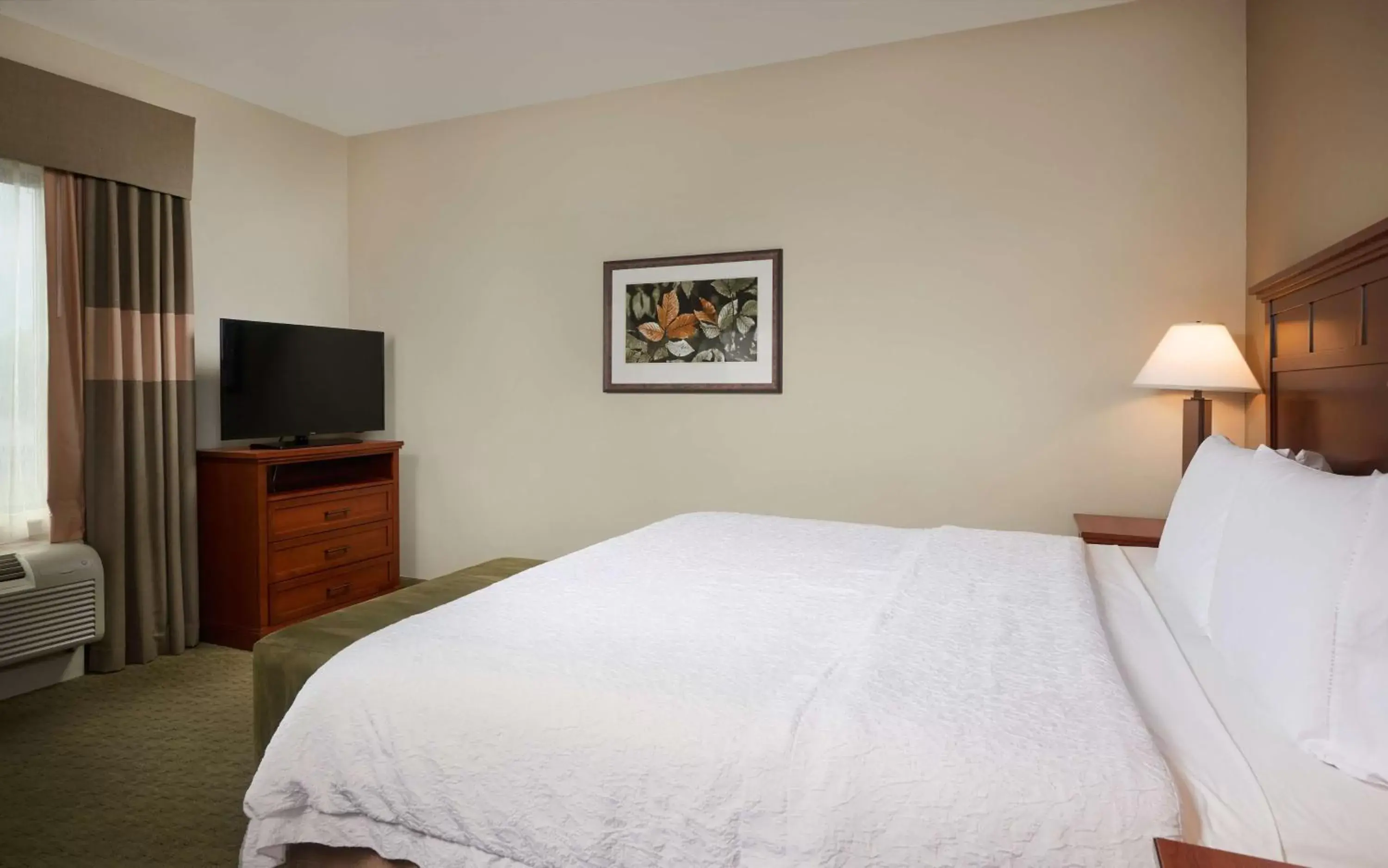Bedroom, Bed in Hampton Inn and Suites Salem
