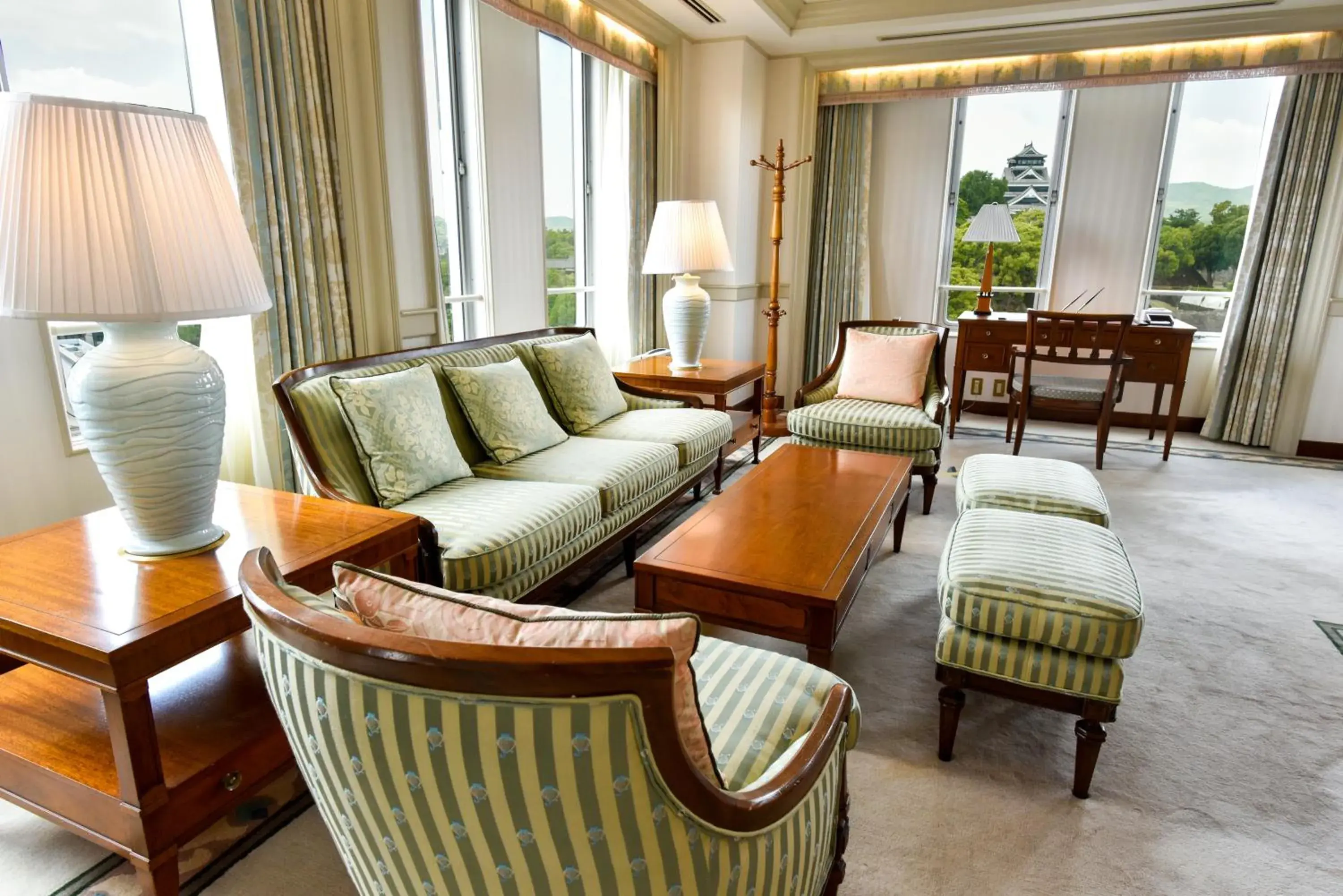 Seating Area in Kumamoto Hotel Castle