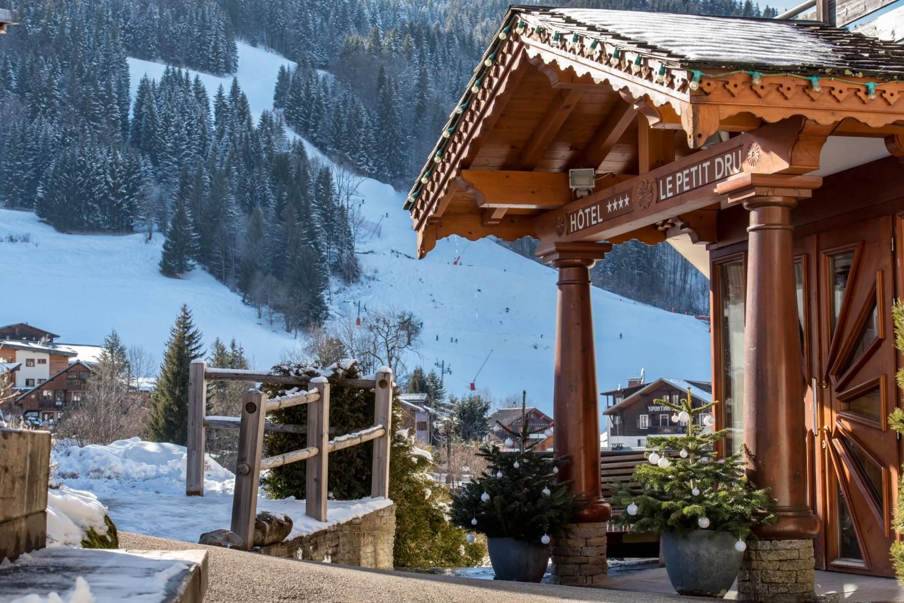 Facade/entrance in Hotel le Petit Dru
