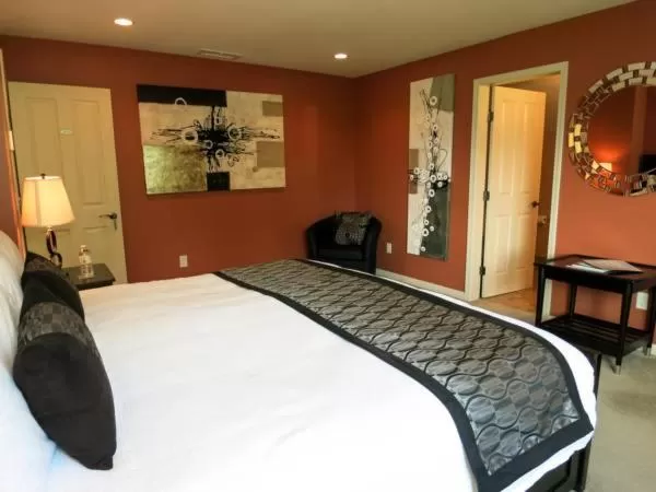 Bed in A View of the Lake B & B