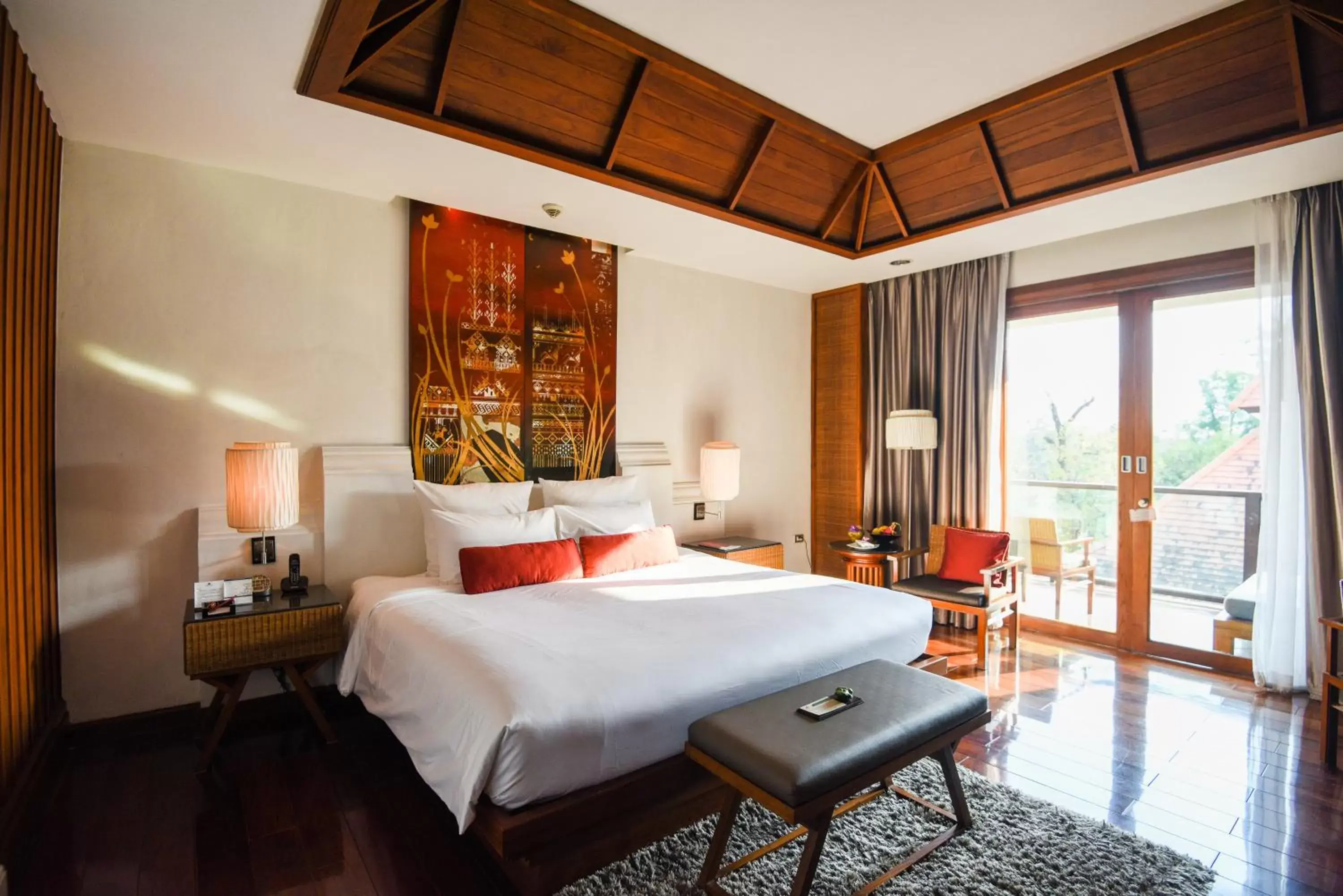 Bedroom, Bed in RatiLanna Riverside Spa Resort