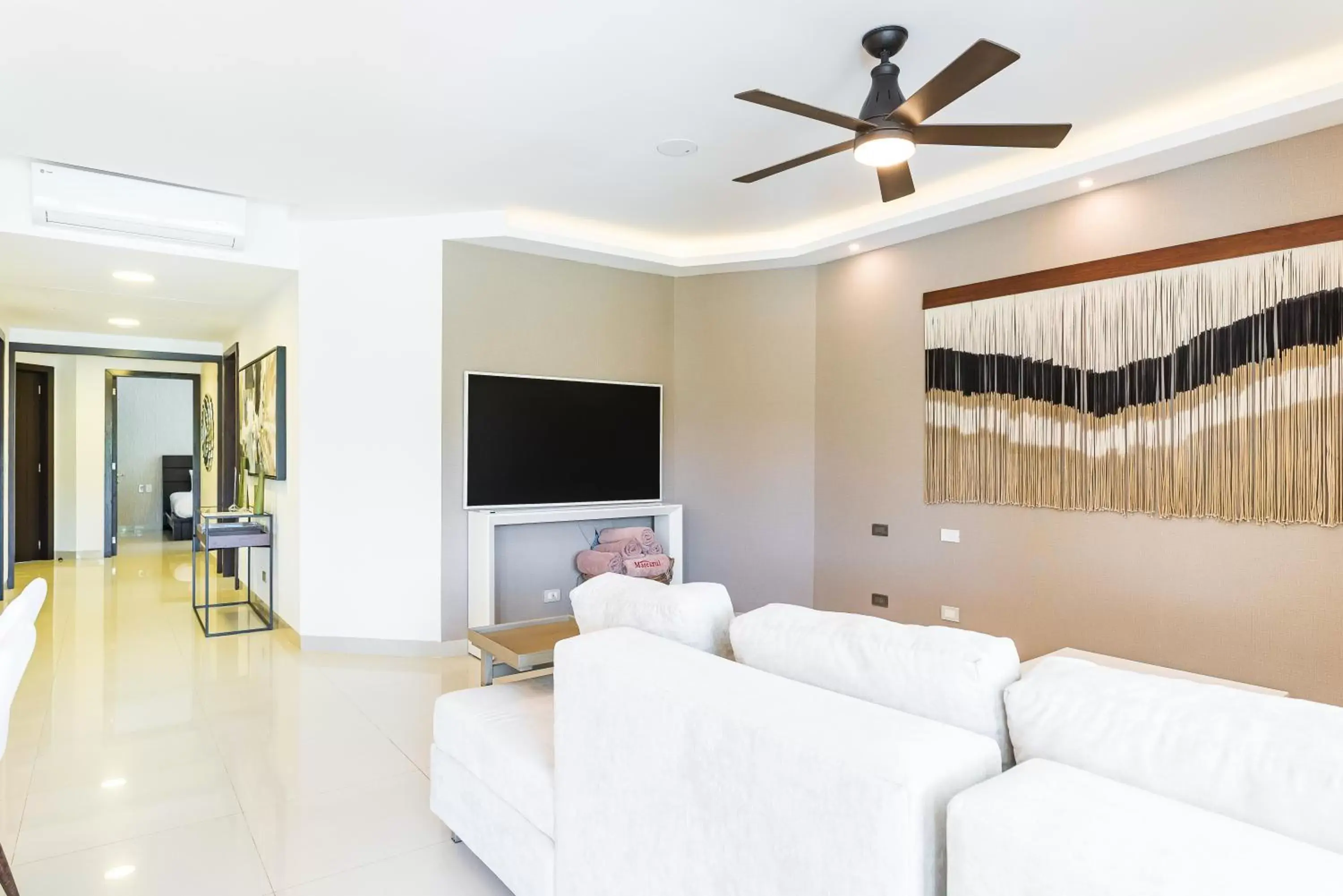 Seating Area in Mareazul Beach Front Condos At playa del Carmen