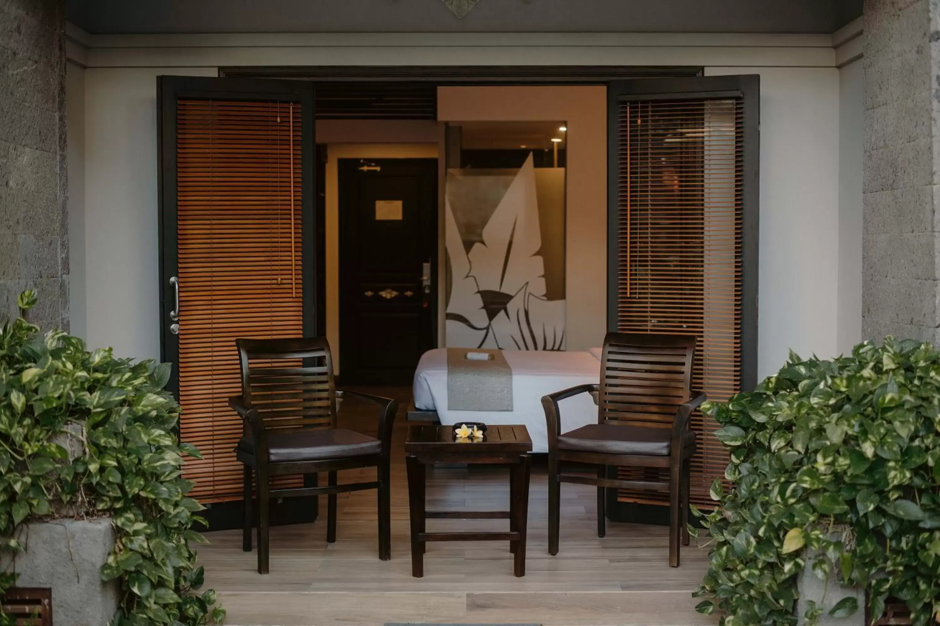 Balcony/Terrace in The Vira Bali Boutique Hotel & Suite