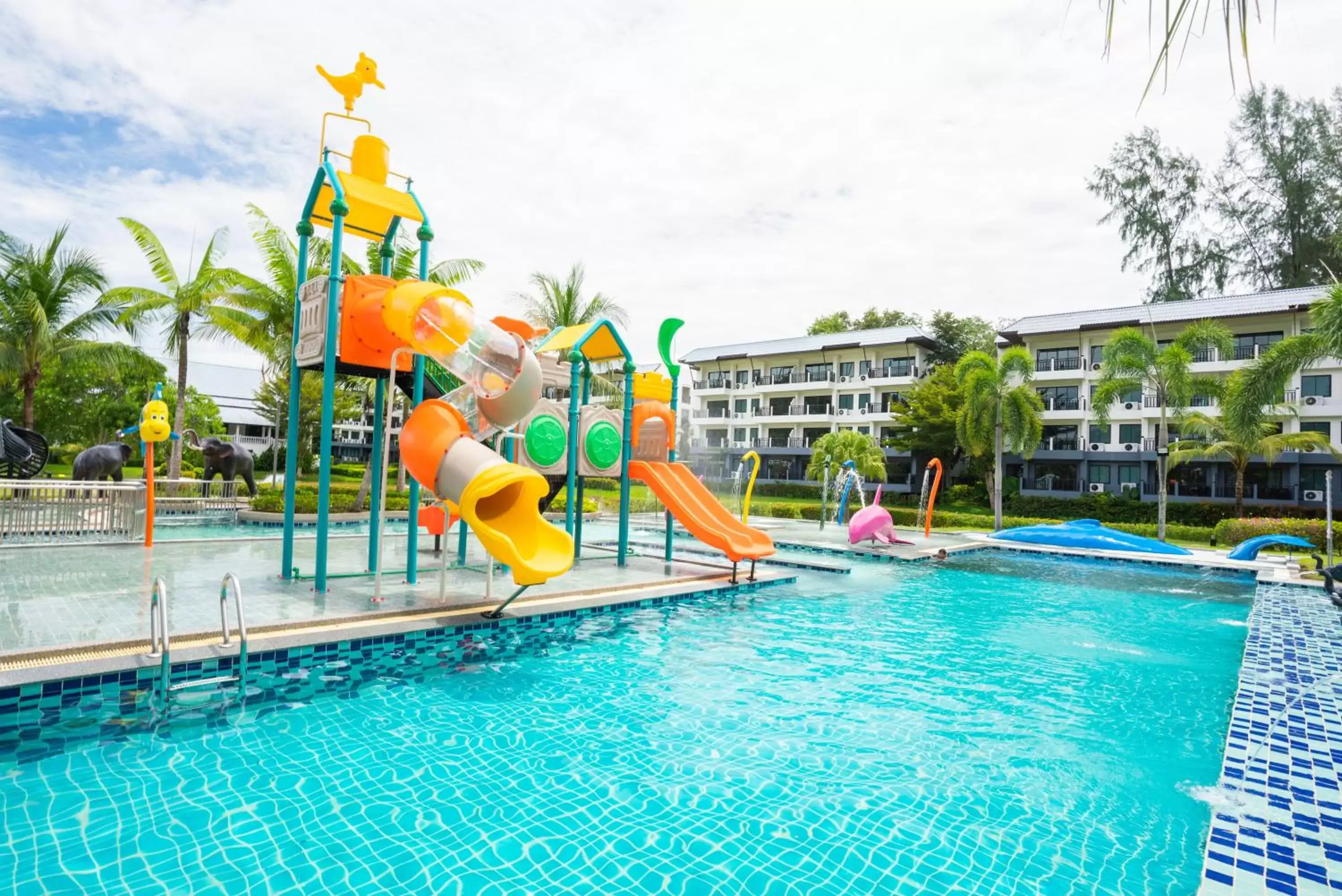 Natural landscape, Water Park in Khaolak Emerald Surf Beach Resort and Spa - SHA Extra Plus