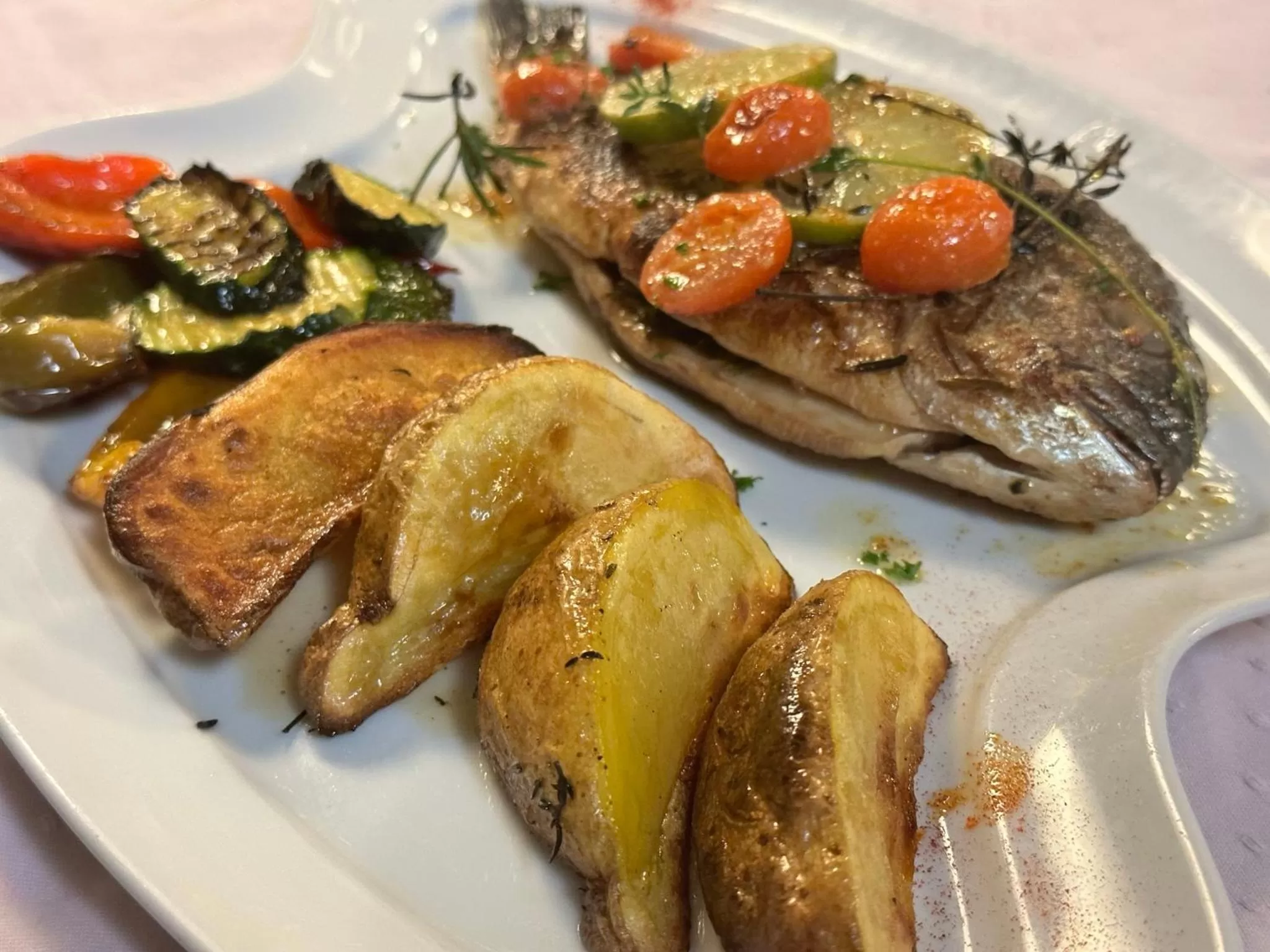 Dinner in Seehotel Riviera at Lake Lucerne