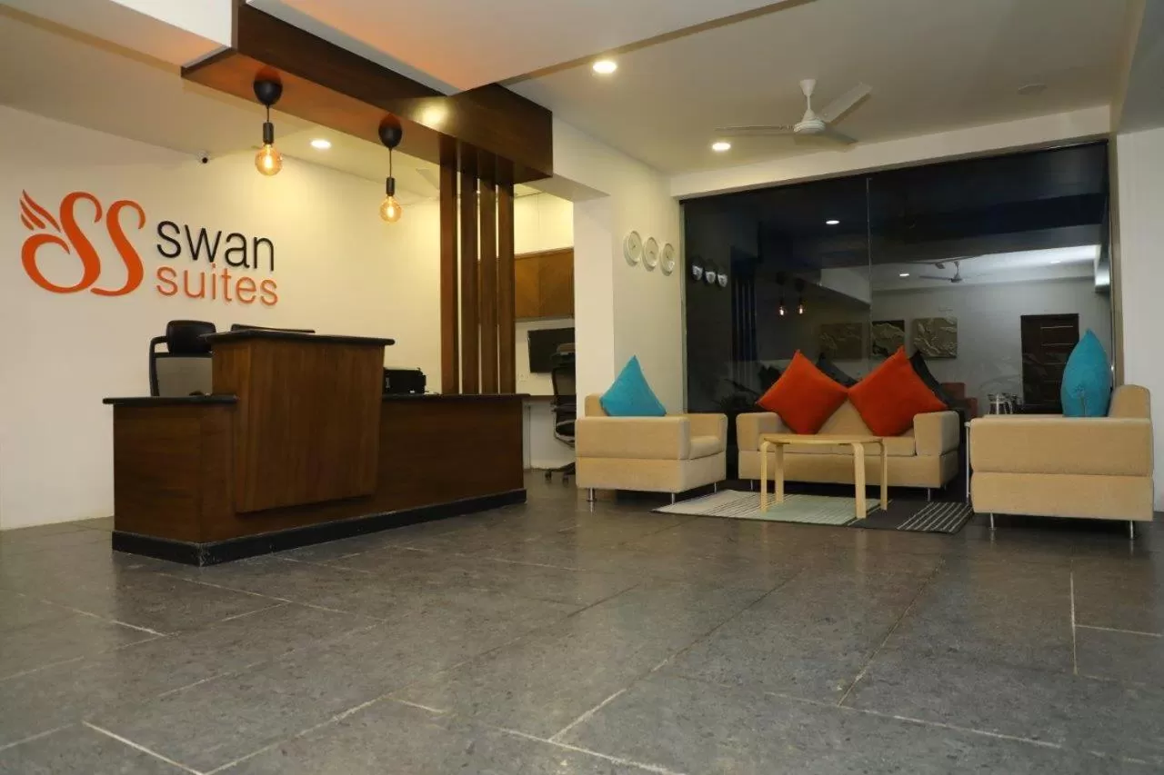 Lobby or reception in SwanSuites Gachibowli