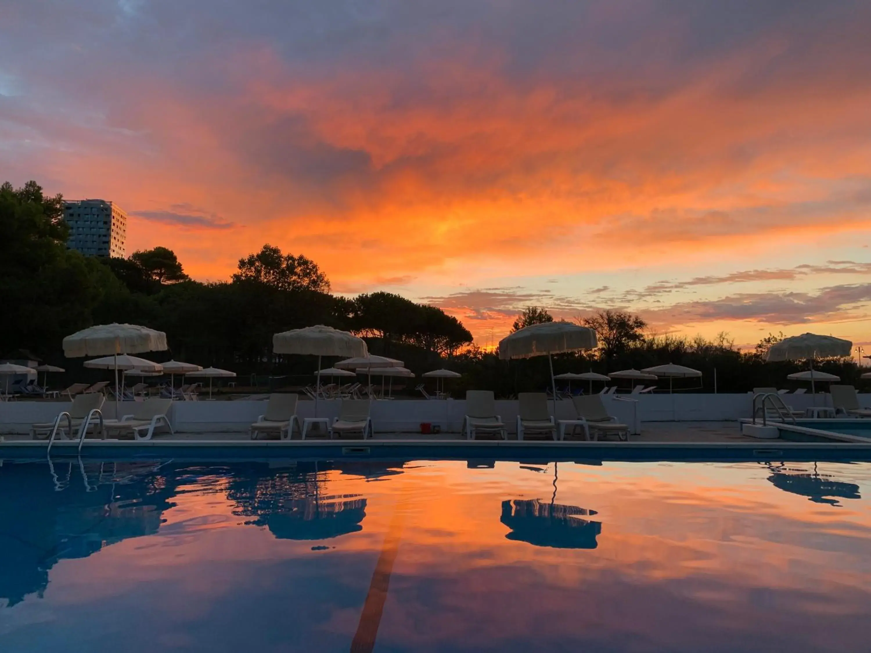 Natural landscape, Sunrise/Sunset in Hotel Beau Rivage Pineta