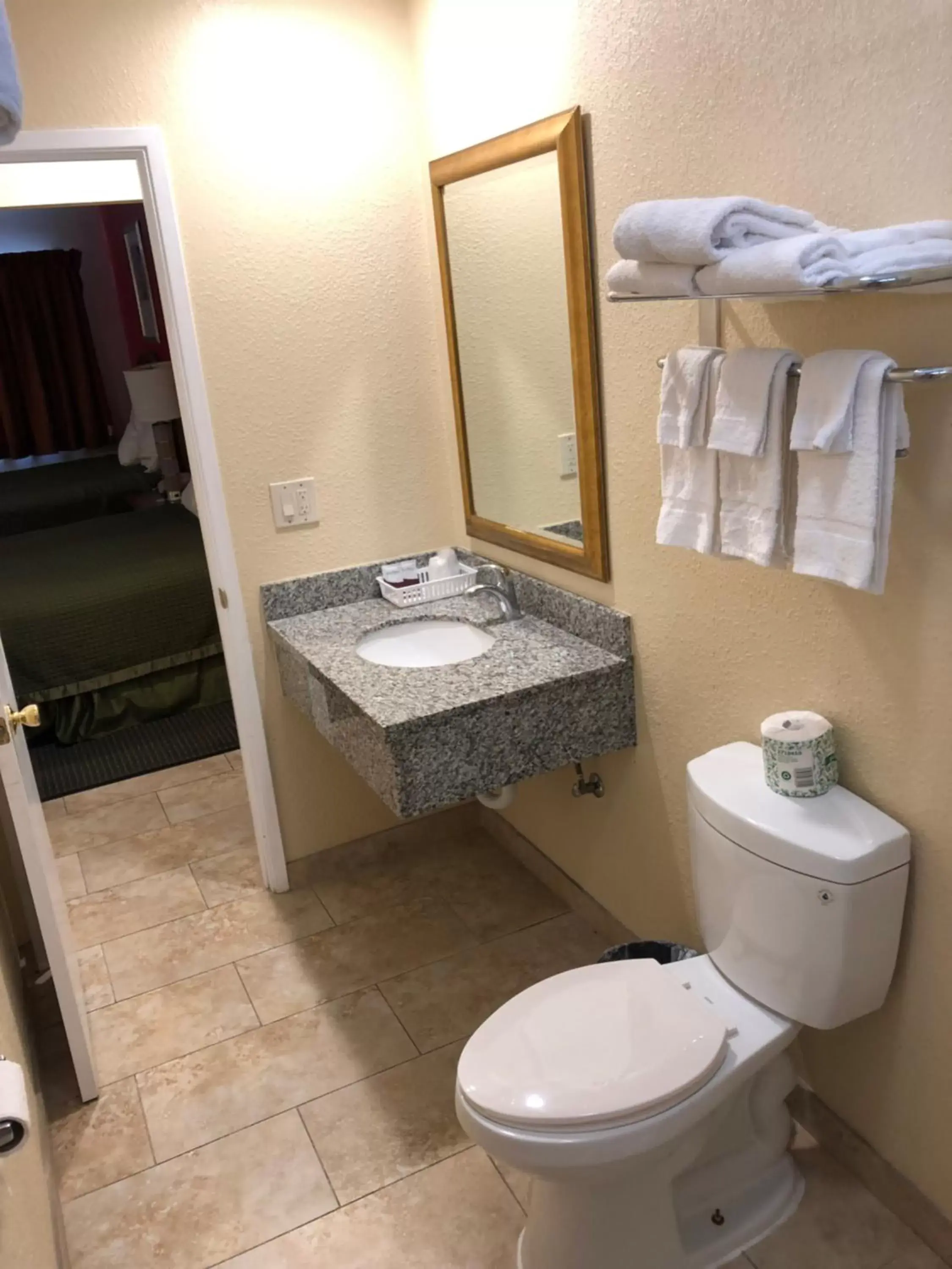 Bathroom in Dixon Motel