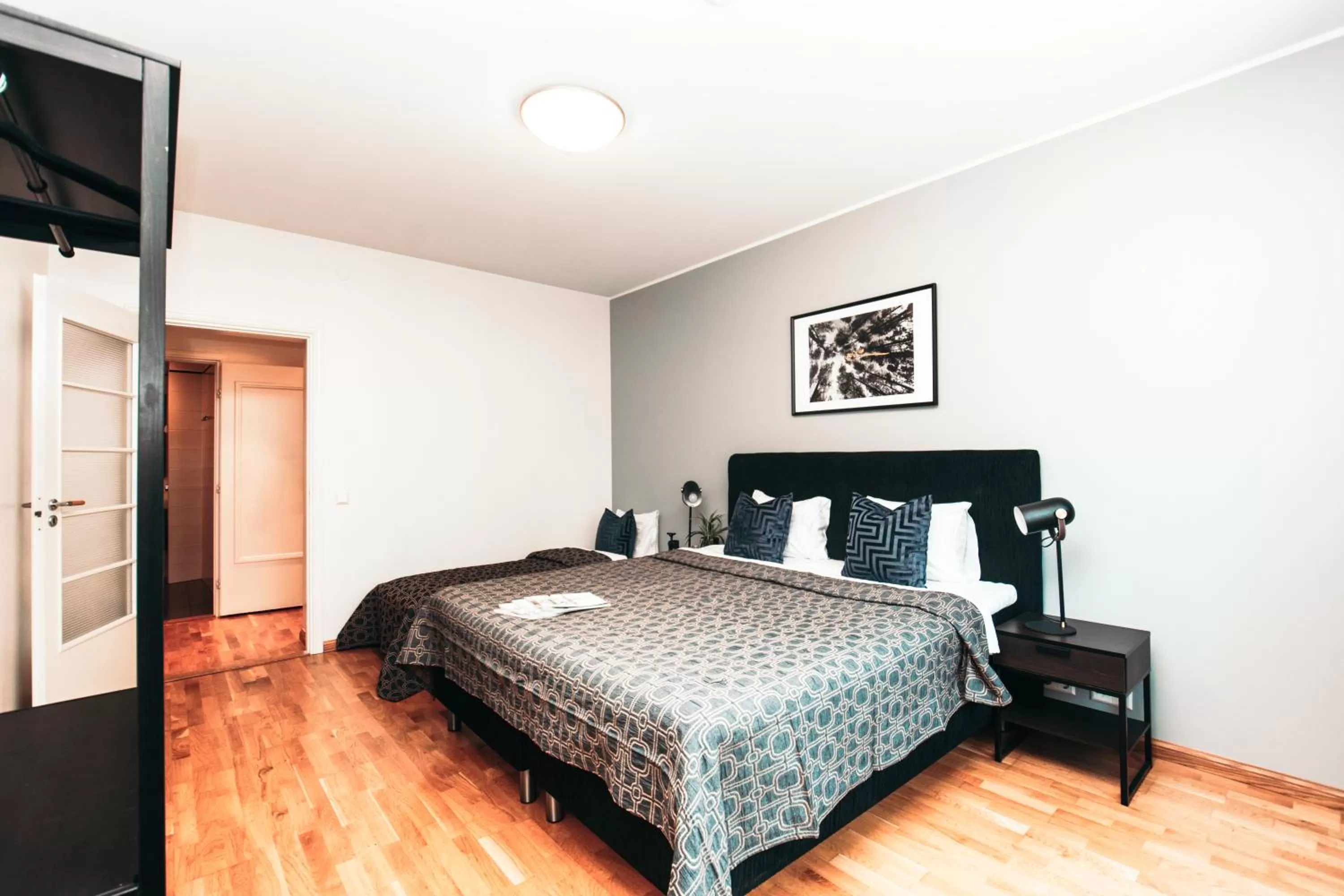 Bed in Tallinn City Apartments Freedom Square