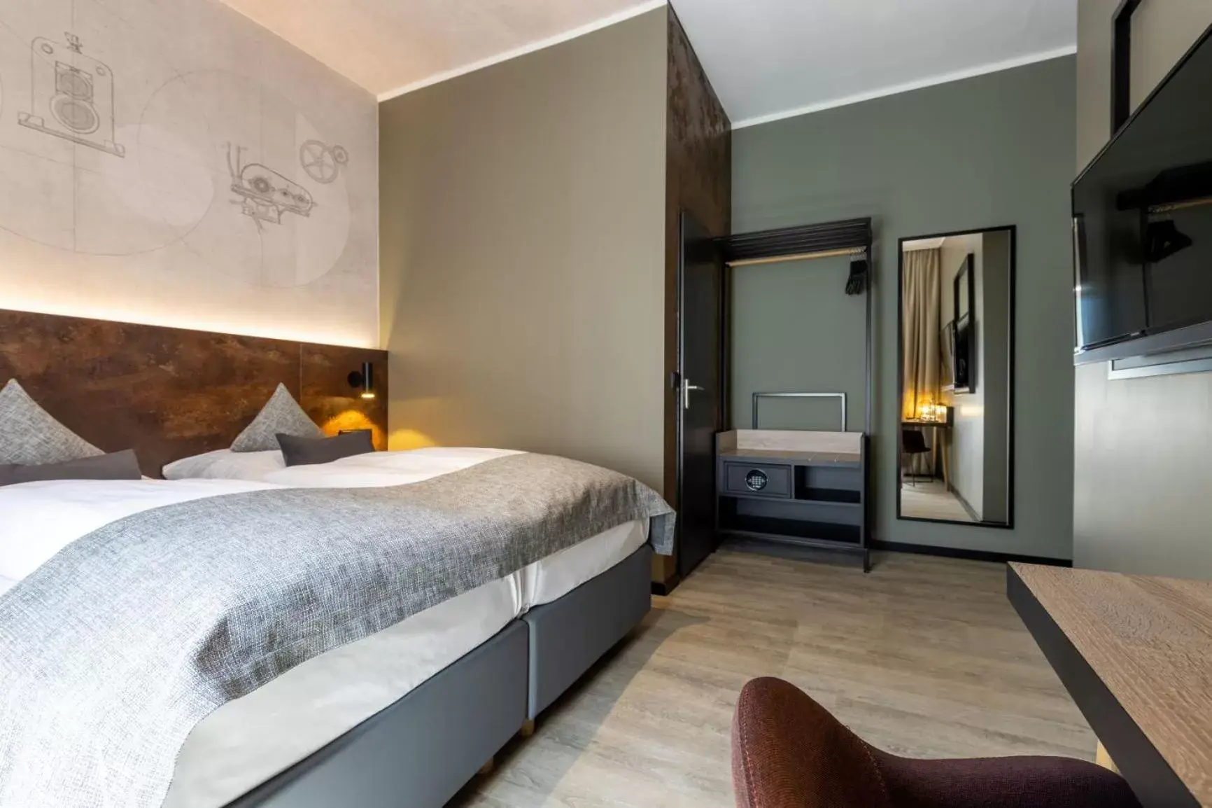 Photo of the whole room, Bed in Boutique Essen City Photo of the whole room, Bed in Boutique Essen City