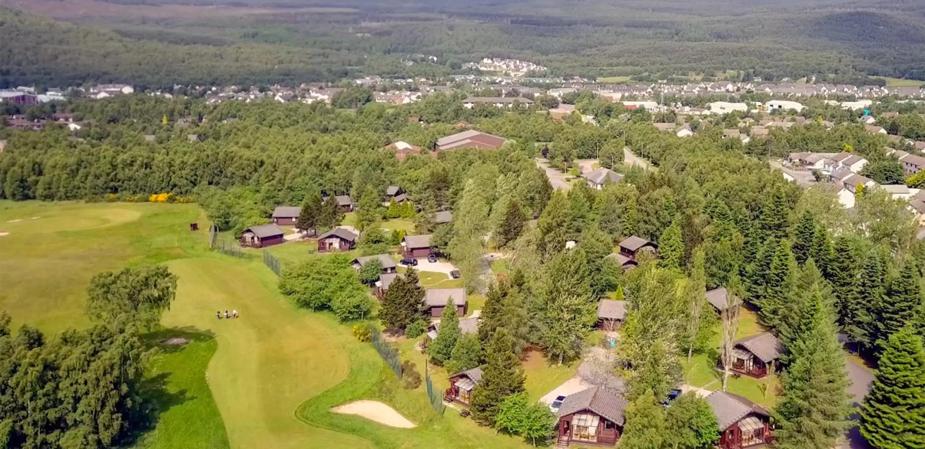 Bird's eye view, Bird's-eye View in Macdonald Spey Valley Resort