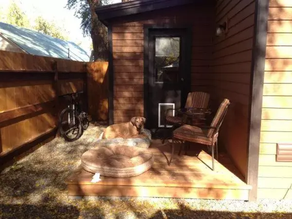 Patio in Twisp River Suites