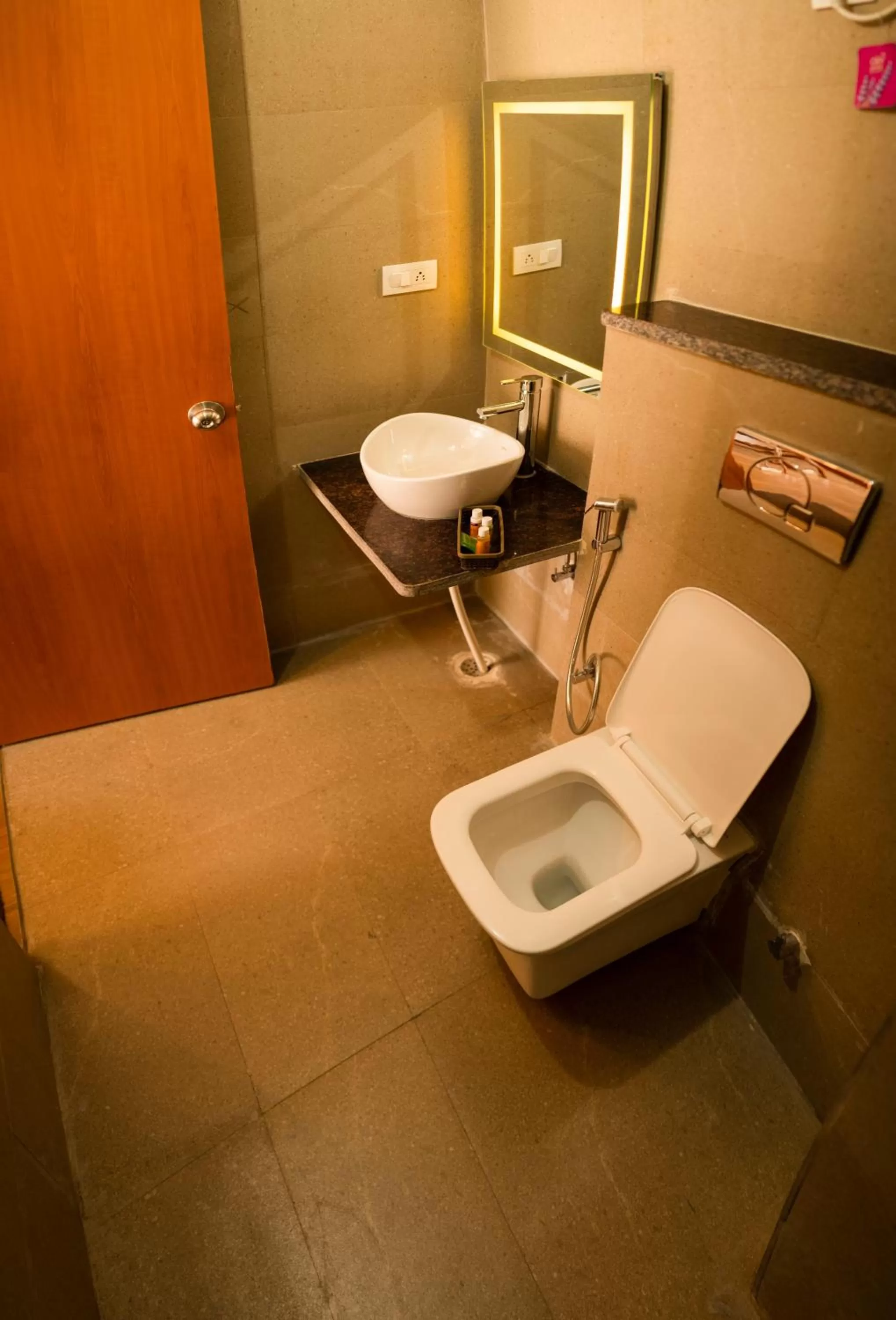 Toilet in Hotel The Moksham