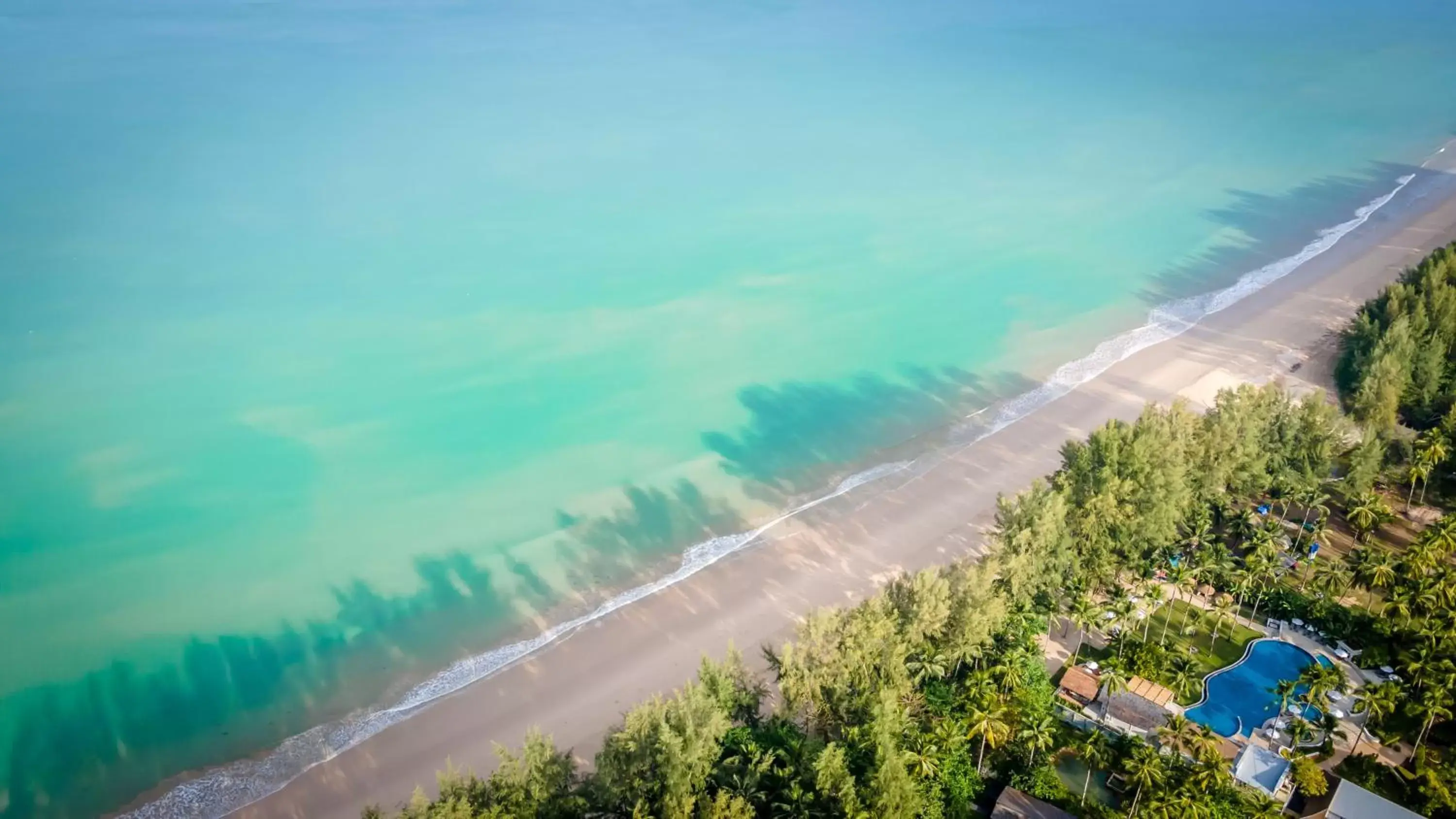 Beach, Bird's-eye View in Outrigger Khao Lak Beach Resort - SHA Extra Plus