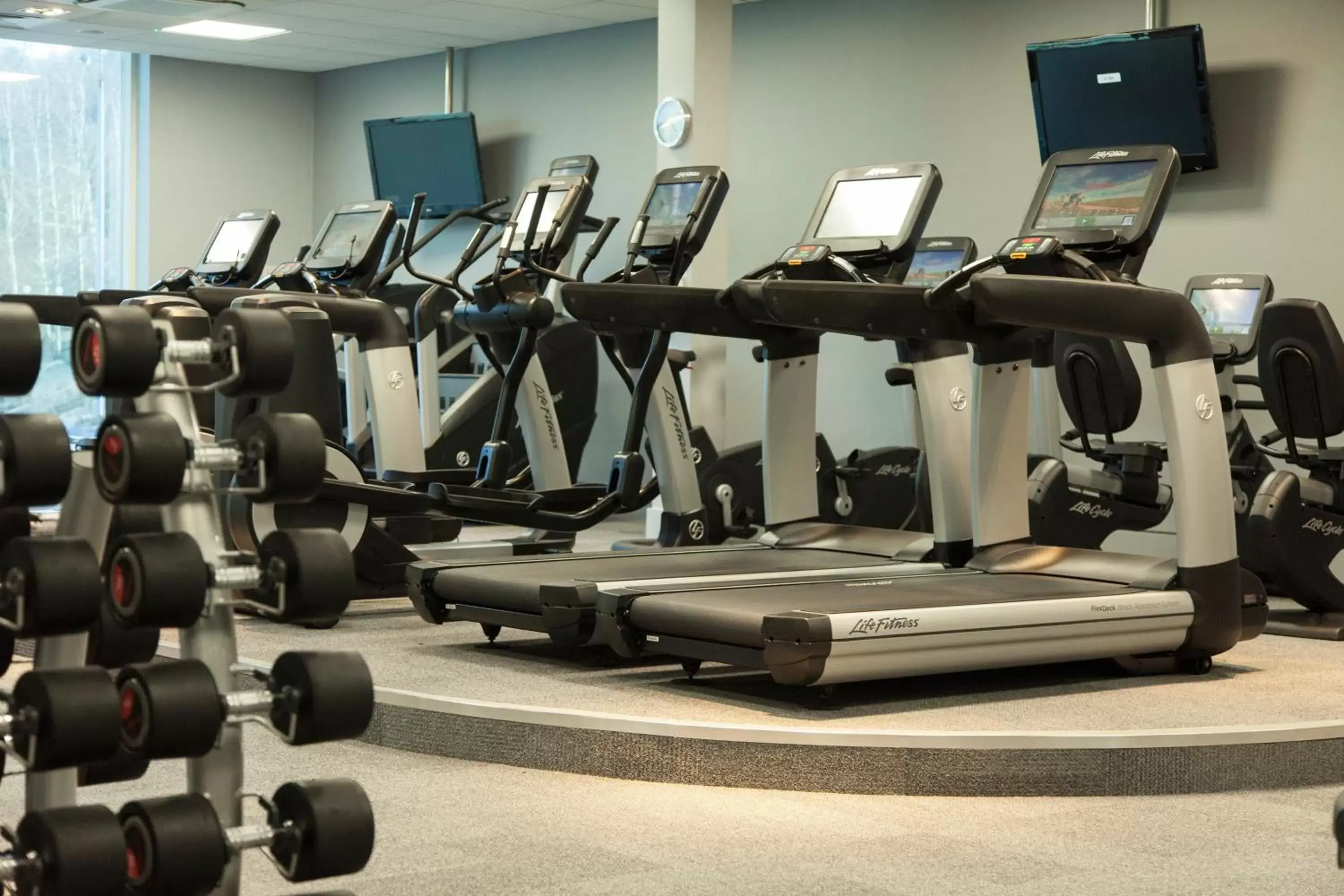 Fitness centre/facilities, Fitness Center/Facilities in Crowne Plaza Marlow, an IHG Hotel