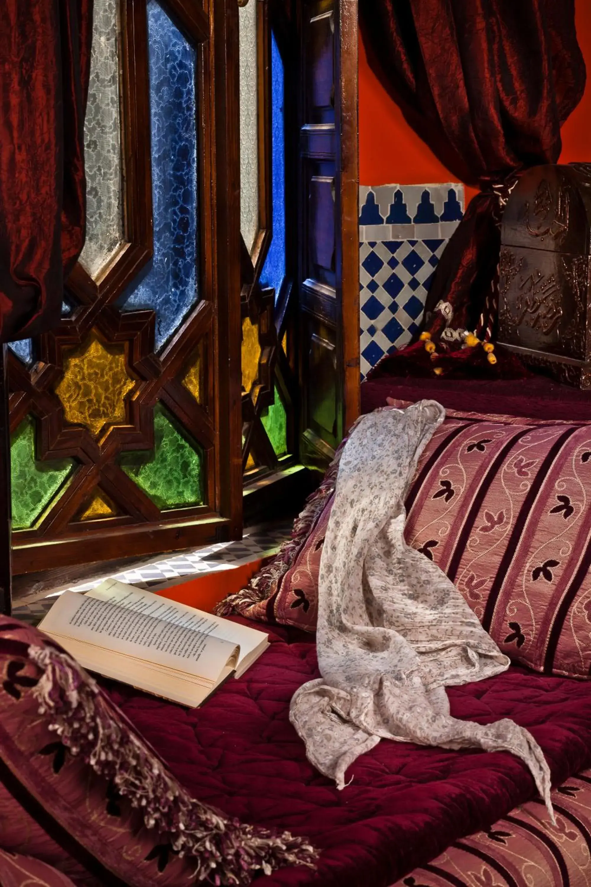Decorative detail, Bed in Riad 58 Blu