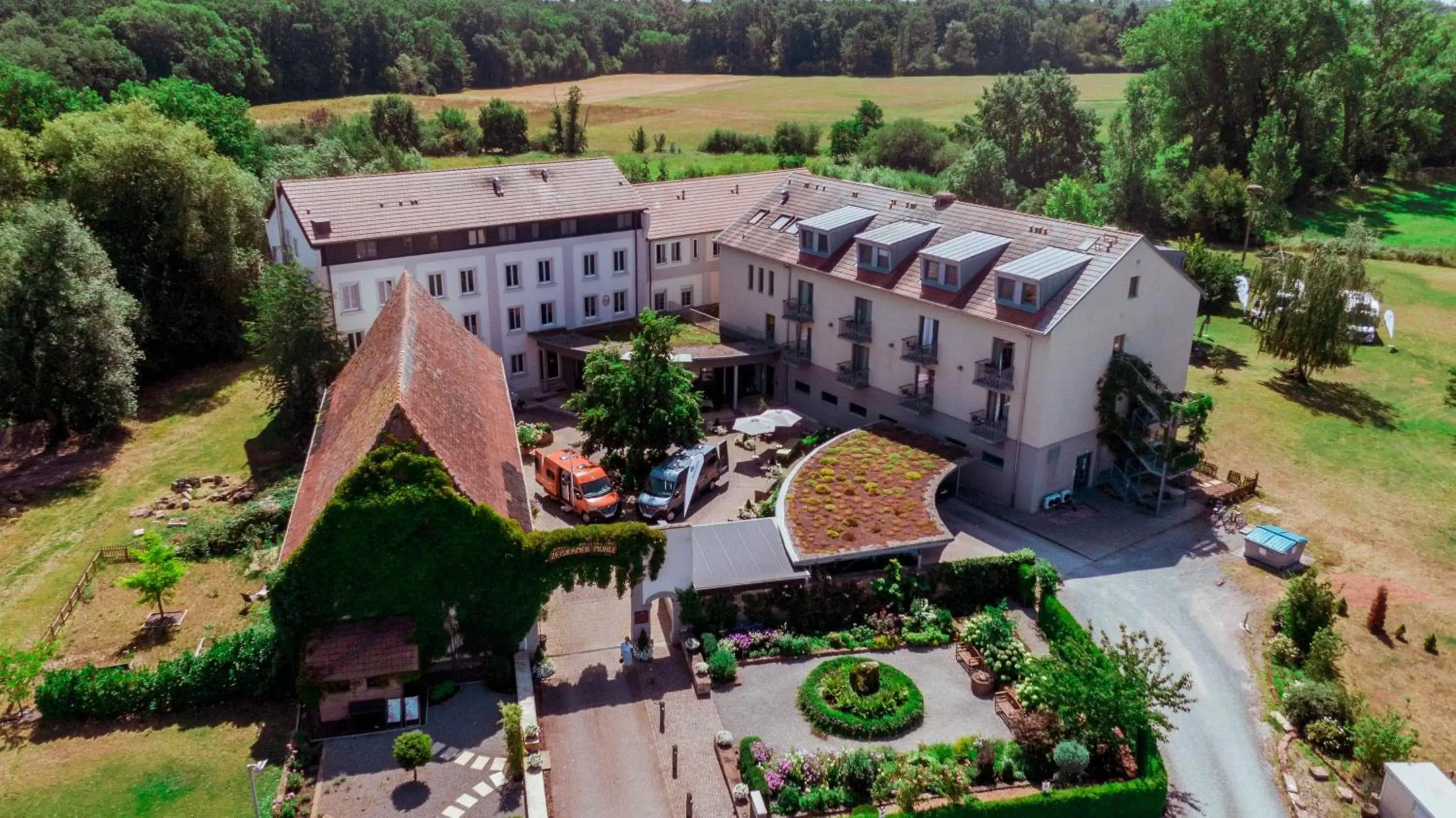 Bird's eye view, Bird's-eye View in Zeiskamer Mühle