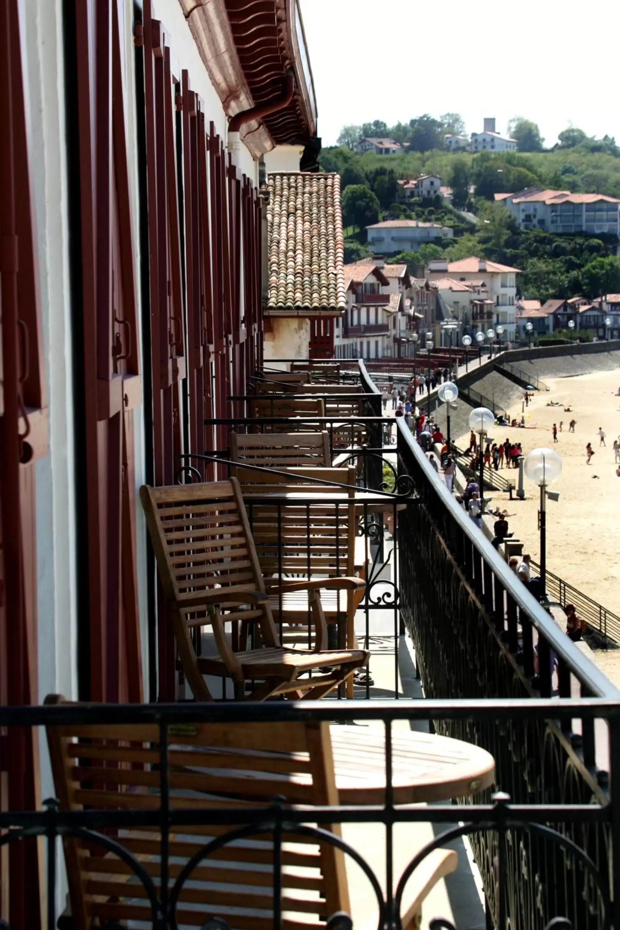 Balcony/Terrace in Hôtel de la Plage - Saint Jean de Luz