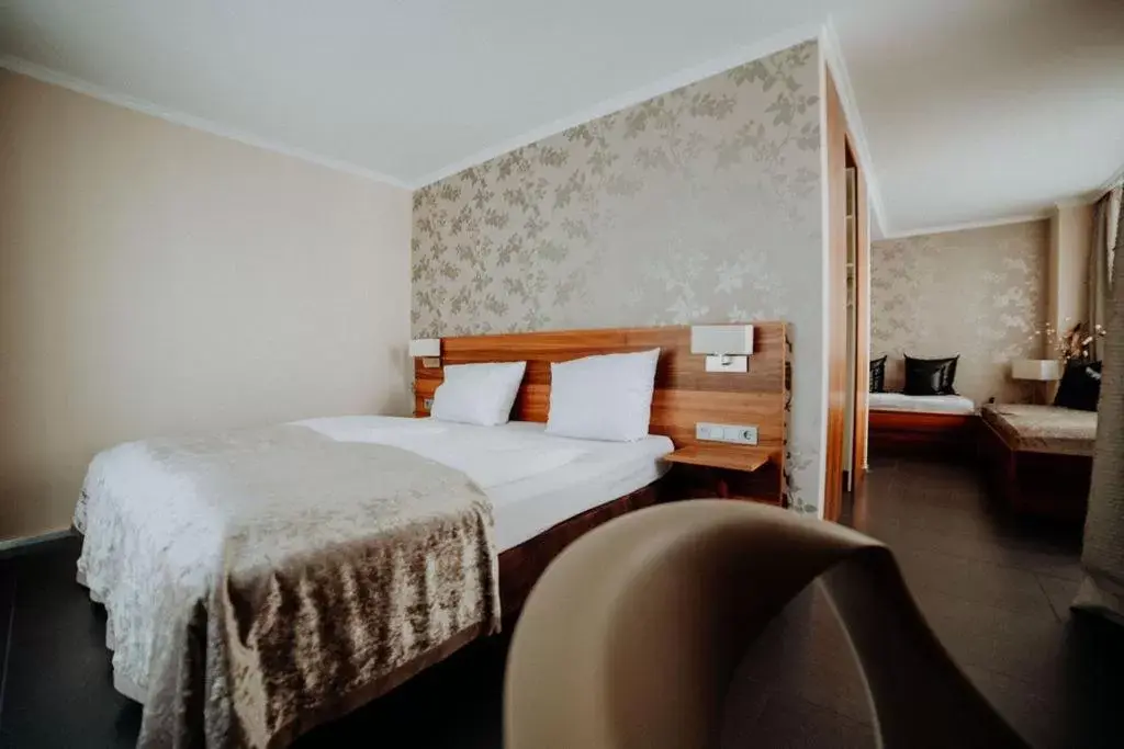 Bed in Hotel Ars Vivendi München