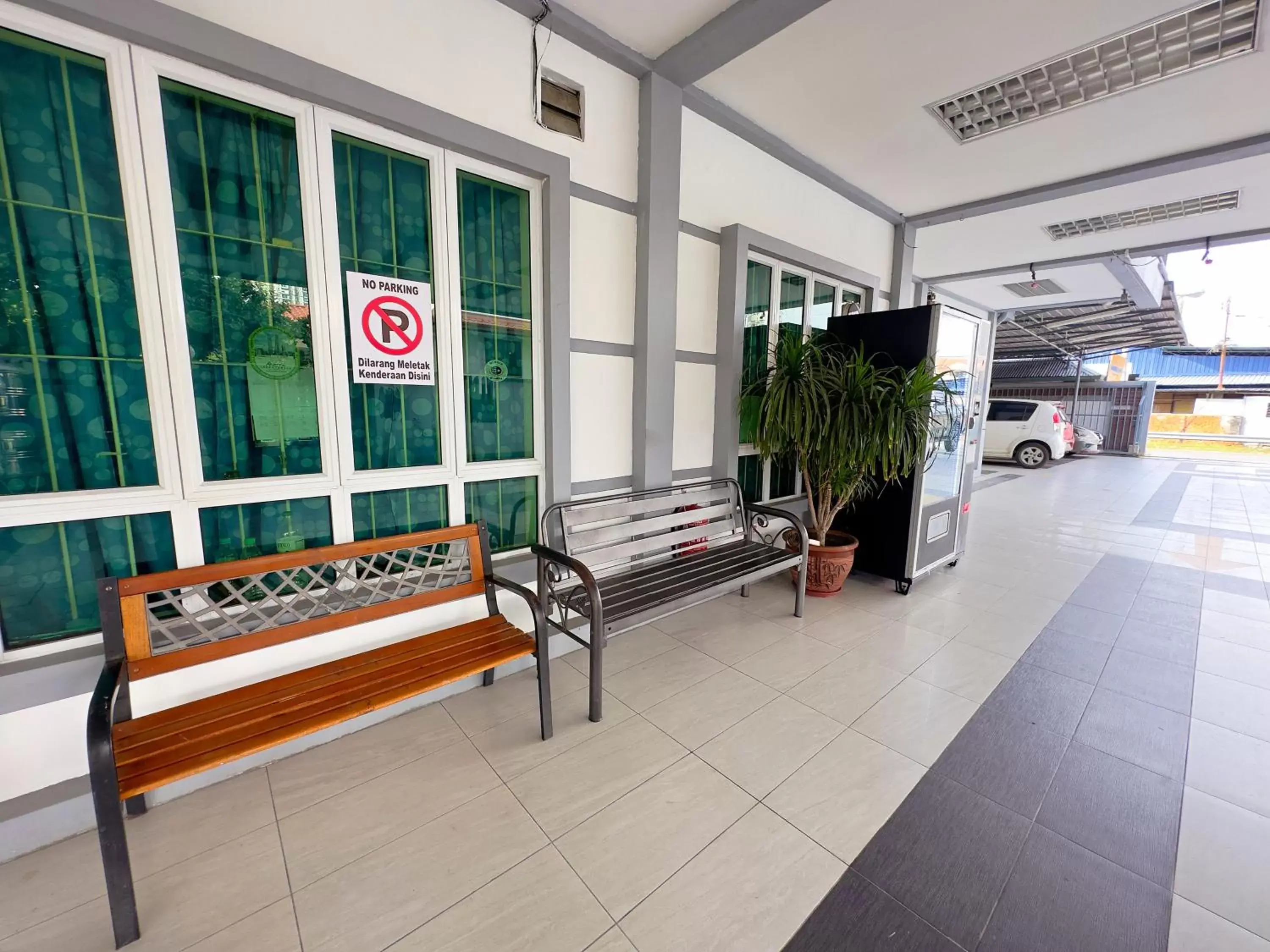 Seating area in Borneo Inn