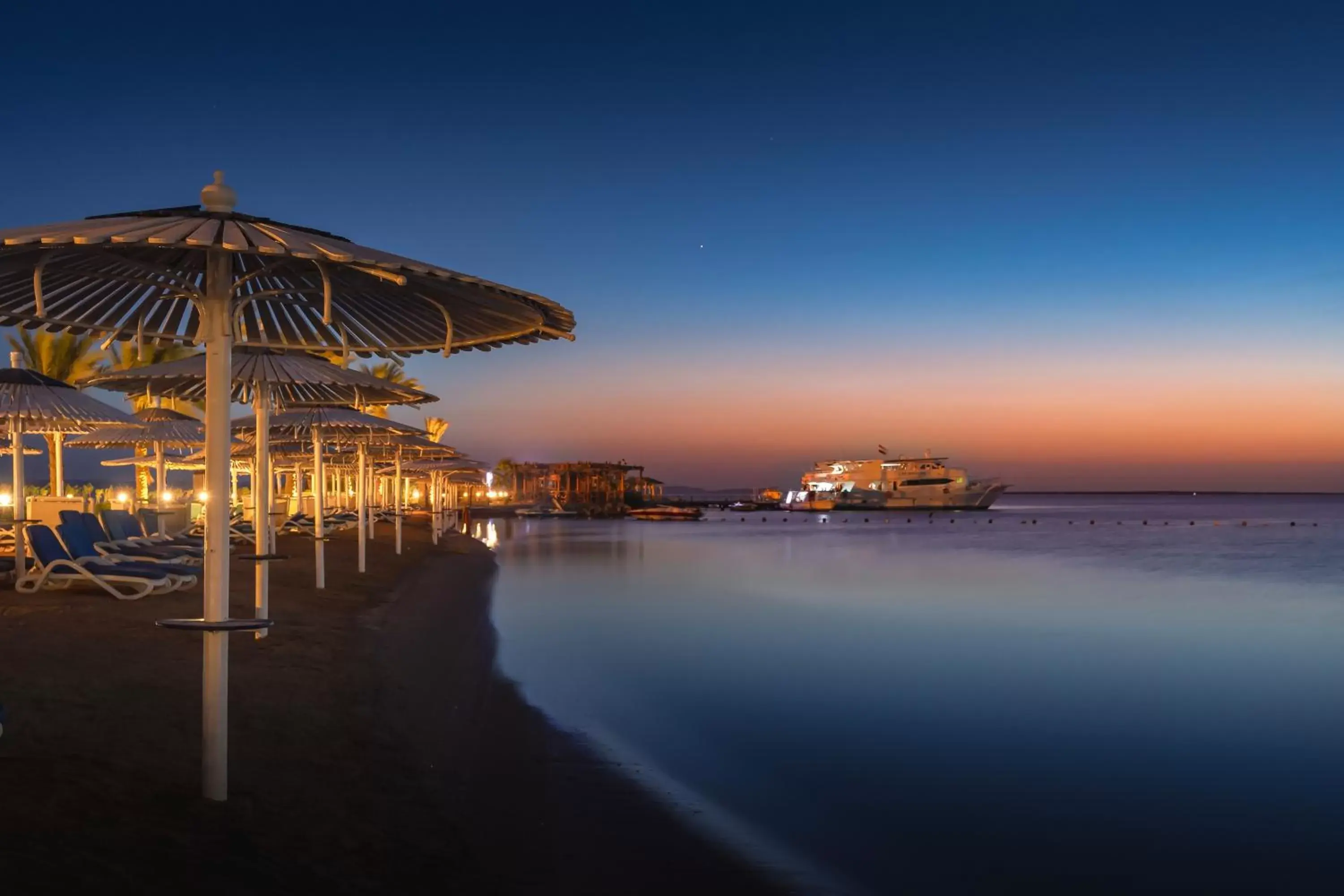 Beach in Swiss Inn Resort Hurghada