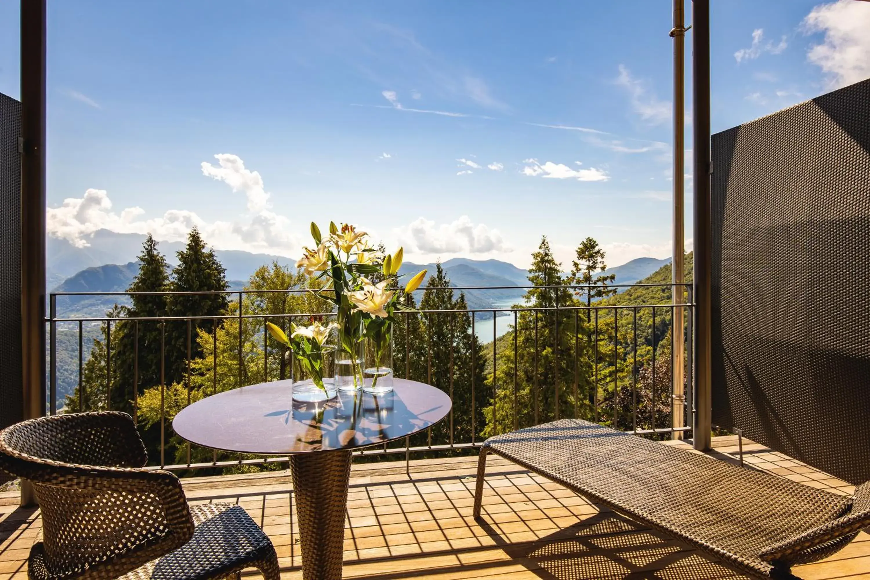 Balcony/Terrace in Kurhaus Cademario Hotel & DOT Spa - Ticino Hotels Group