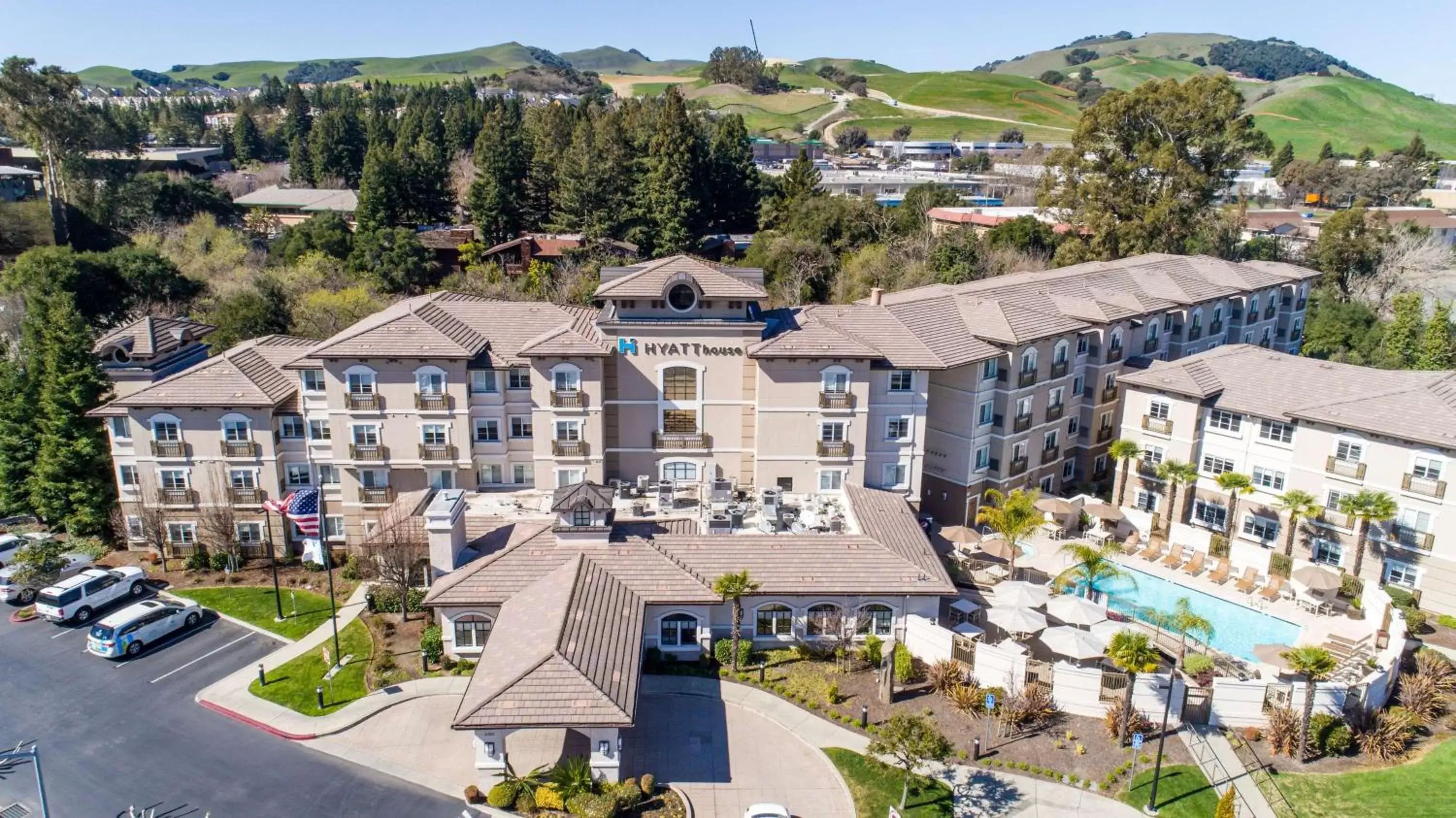 Property building, Bird's-eye View in Hyatt House San Ramon