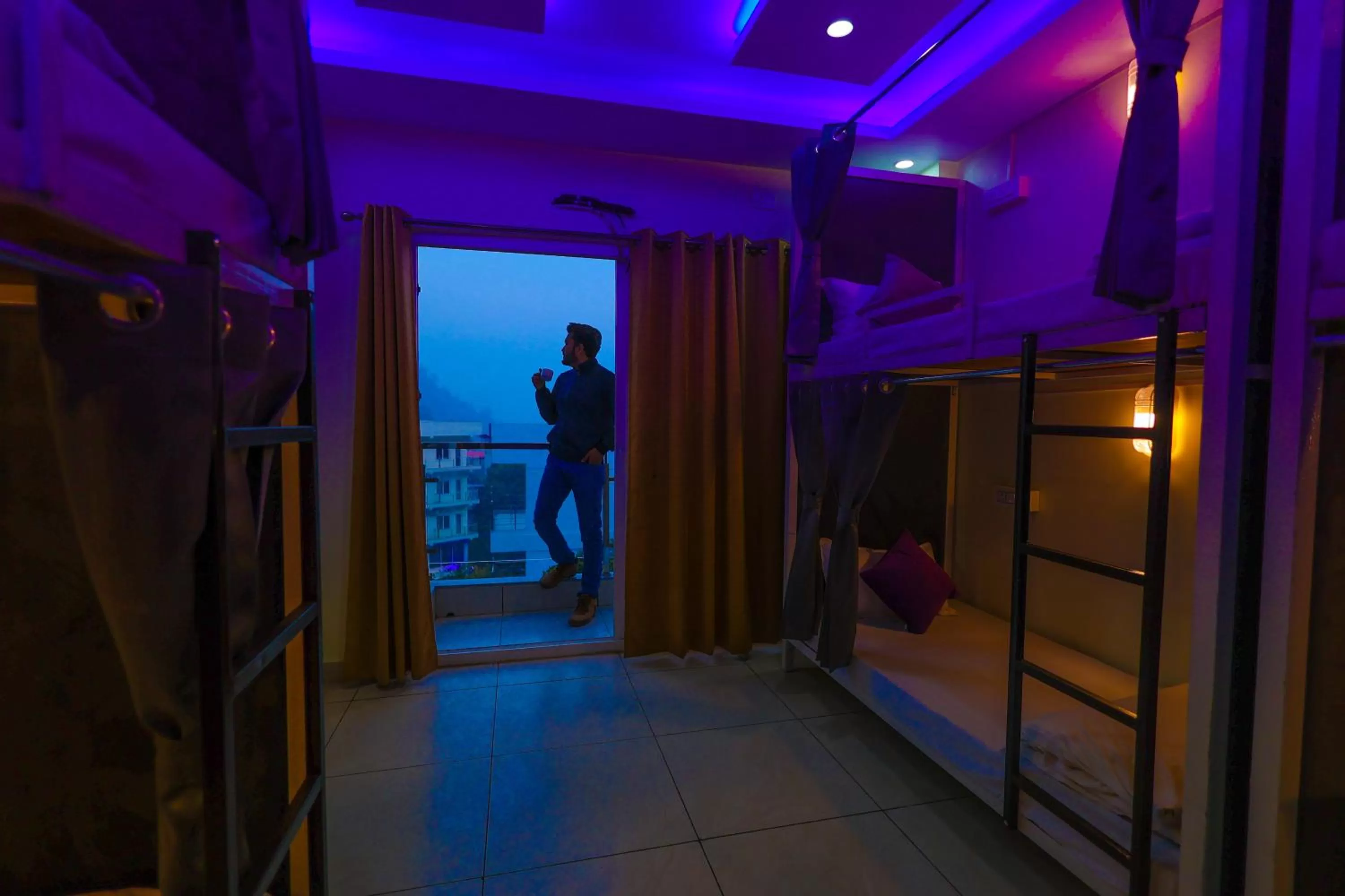 Balcony/Terrace in Perfectstayz Value Forest Valley Near Waterfall