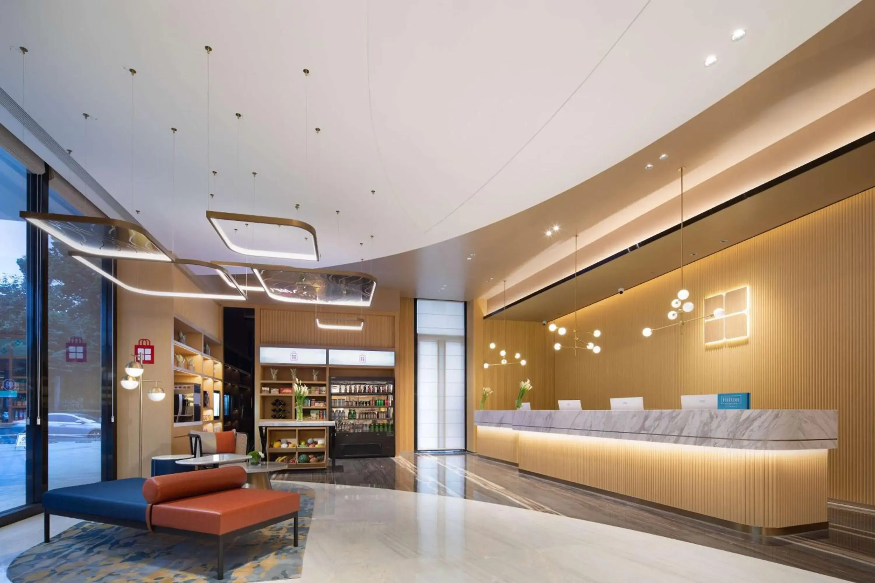 Lobby or reception in Hilton Garden Inn Hangzhou Xiaoshan