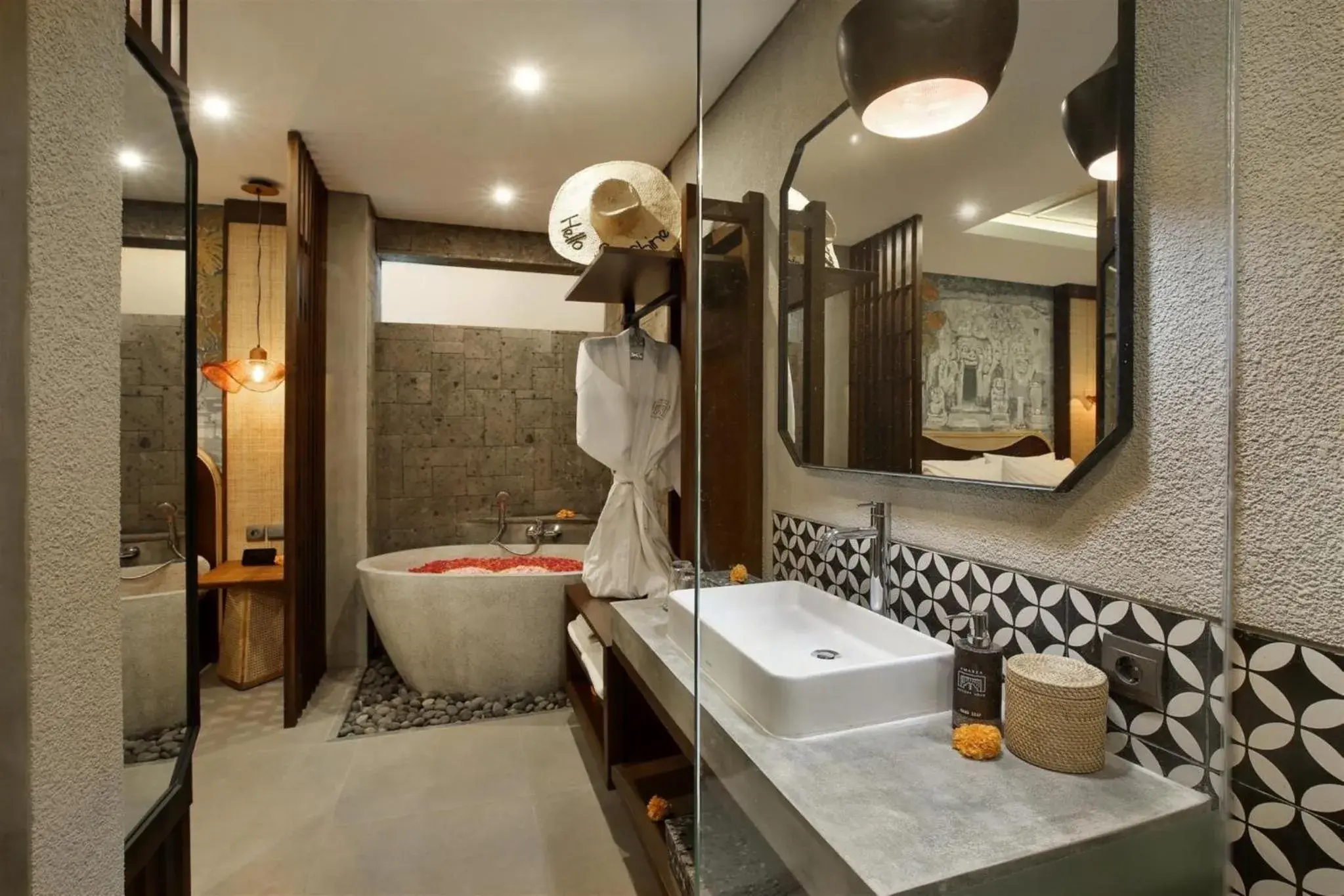 Bathroom in Amarea Resort Ubud by Ini Vie Hospitality