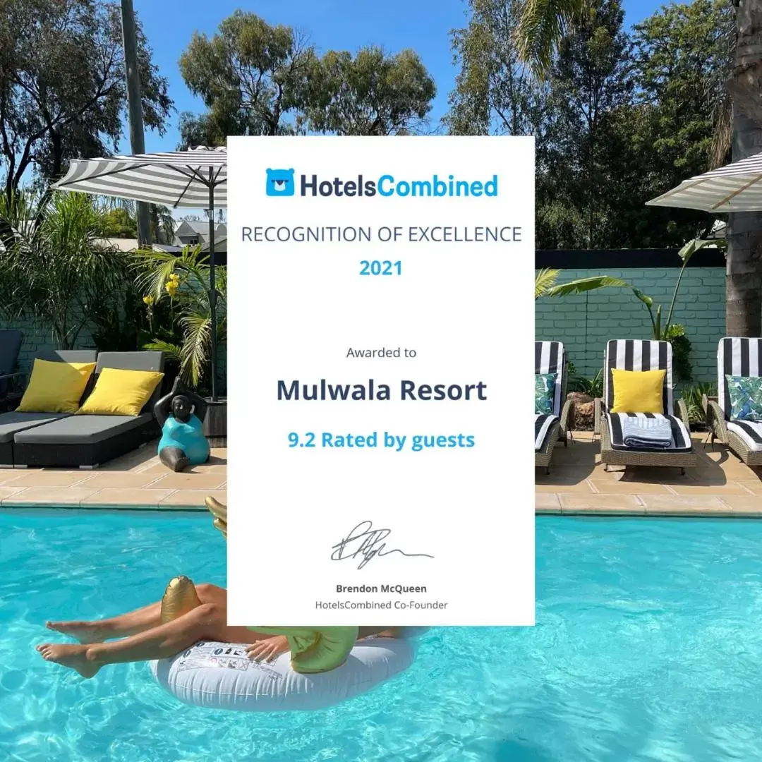 Logo/Certificate/Sign in Mulwala Resort