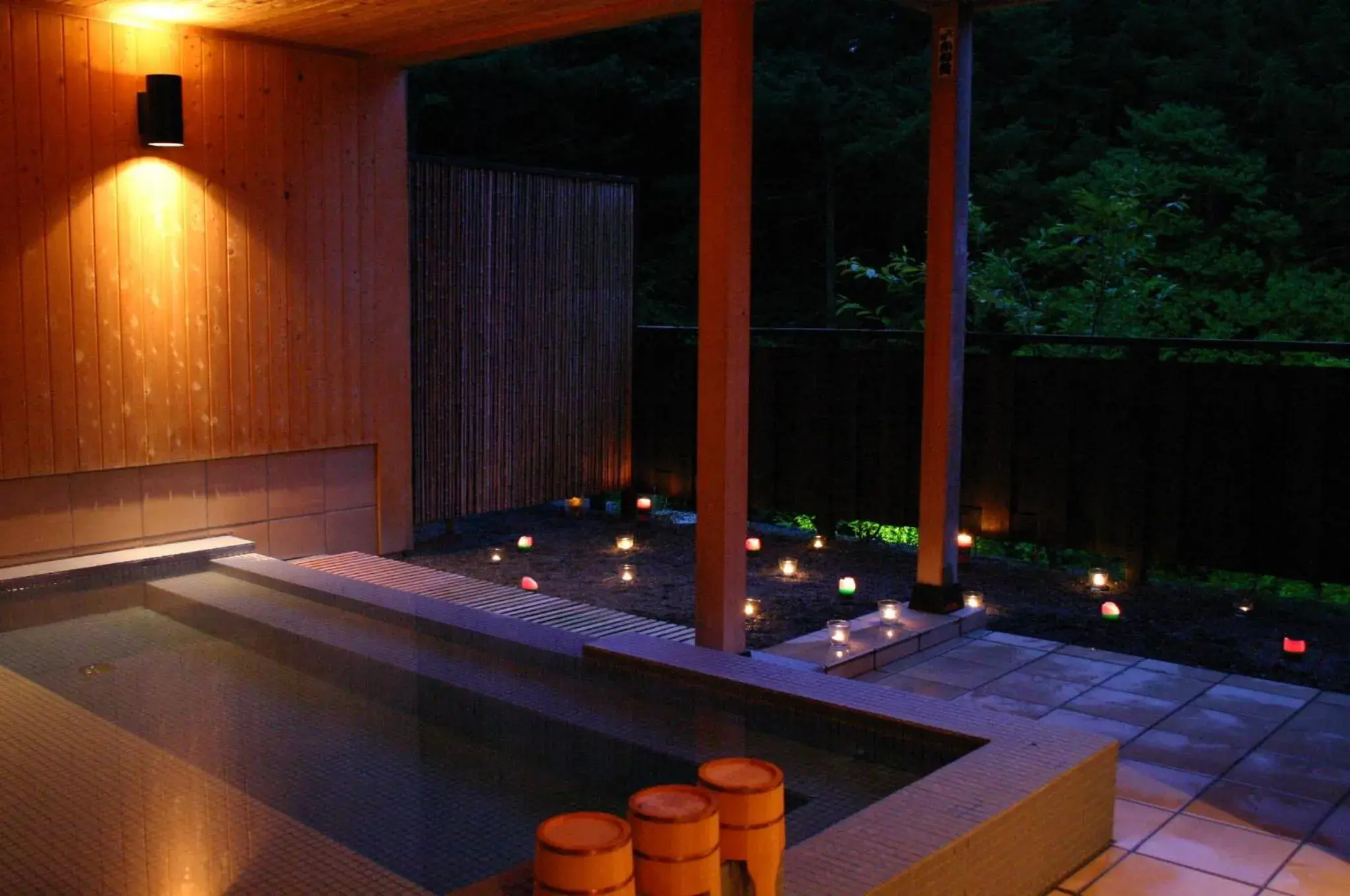 Open Air Bath, Swimming Pool in Myojinkan Ryokan