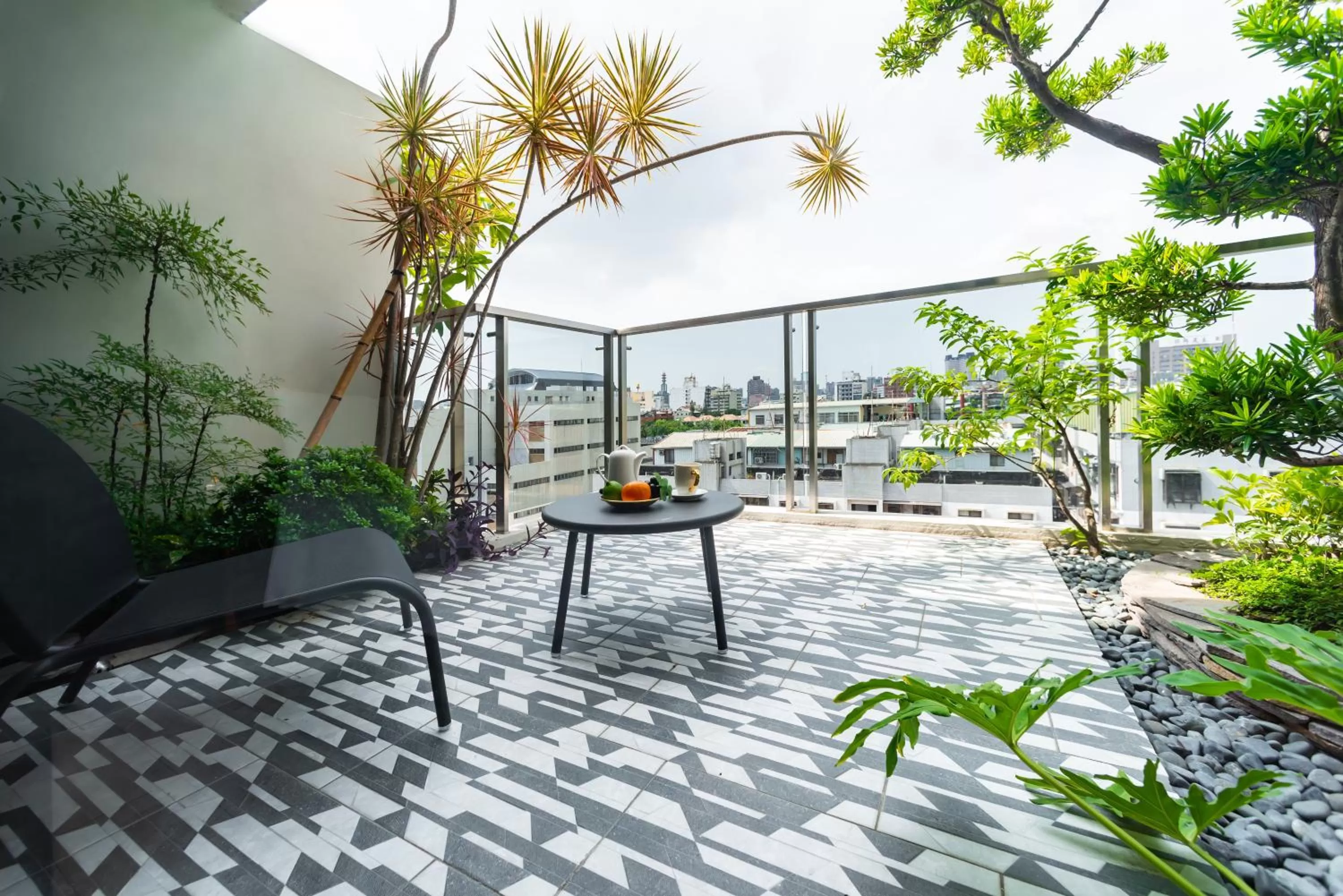 Balcony/Terrace in Norway Forest Motel - Wen Chuang Branch