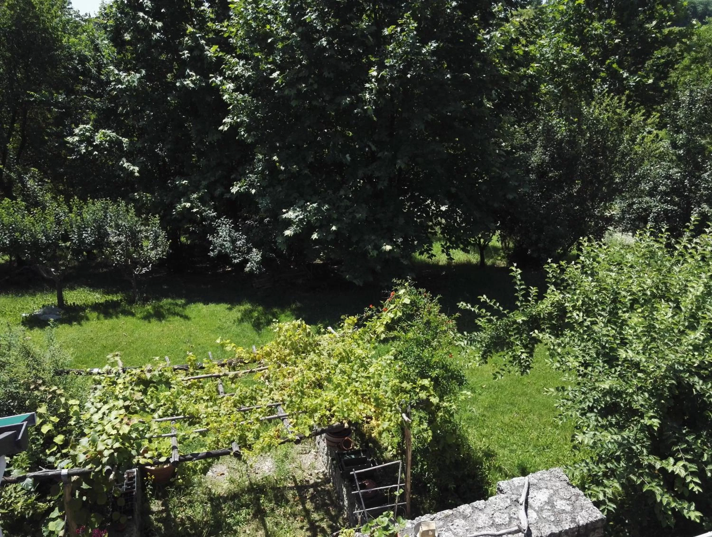 Inner courtyard view in Il giuggiolo