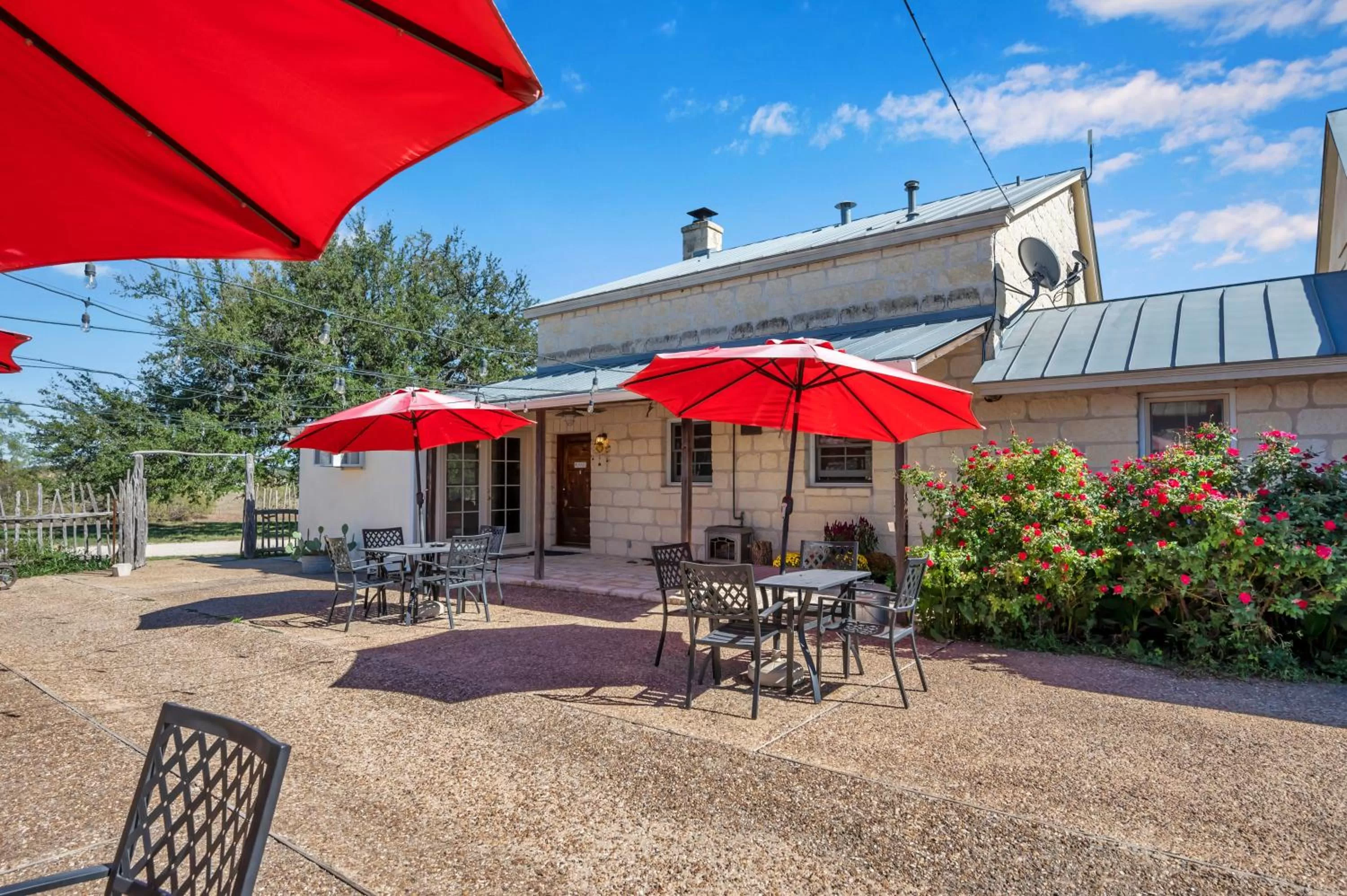 Patio in Full Moon Inn