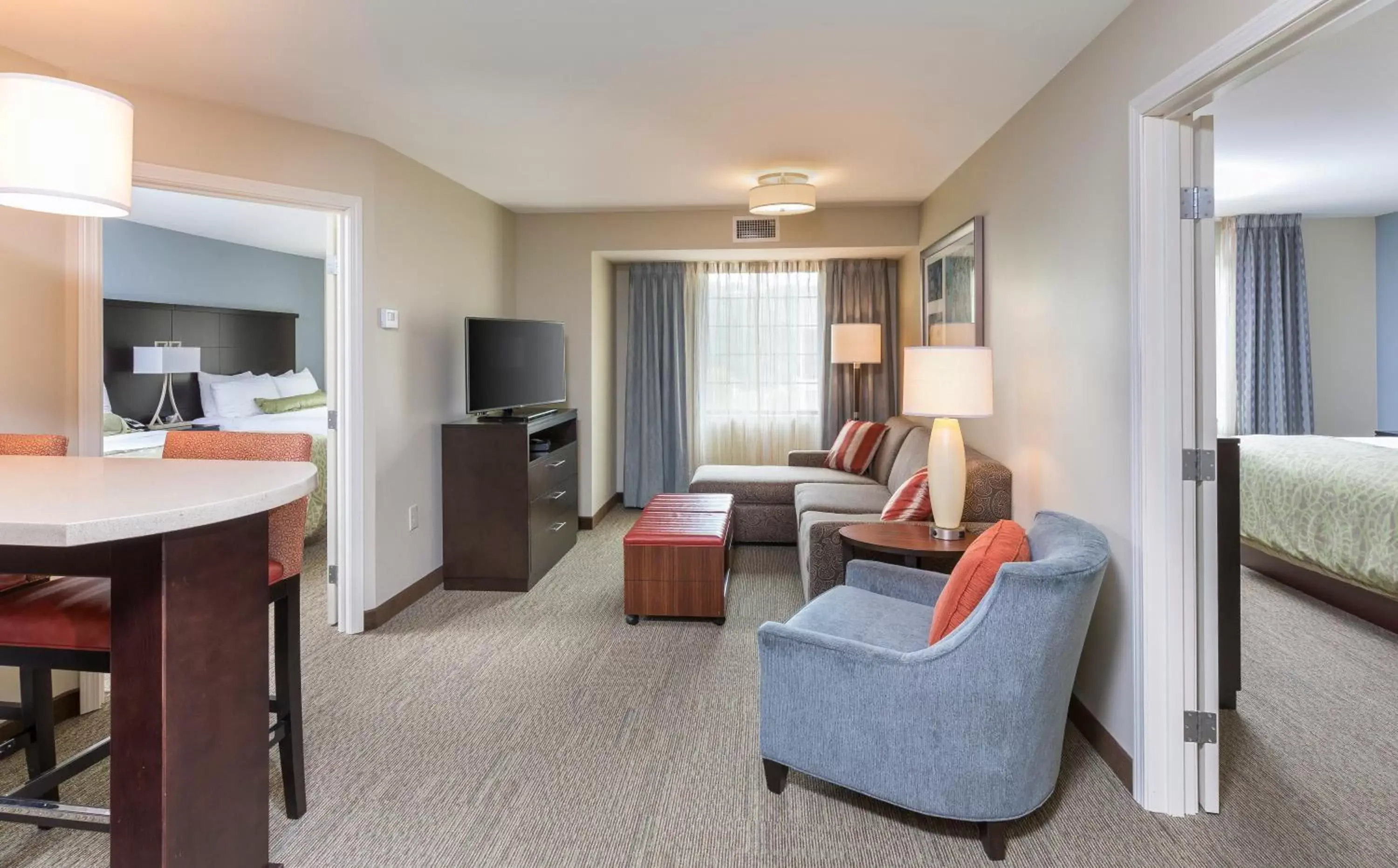 Photo of the whole room, Seating Area in Staybridge Suites Canton, an IHG Hotel