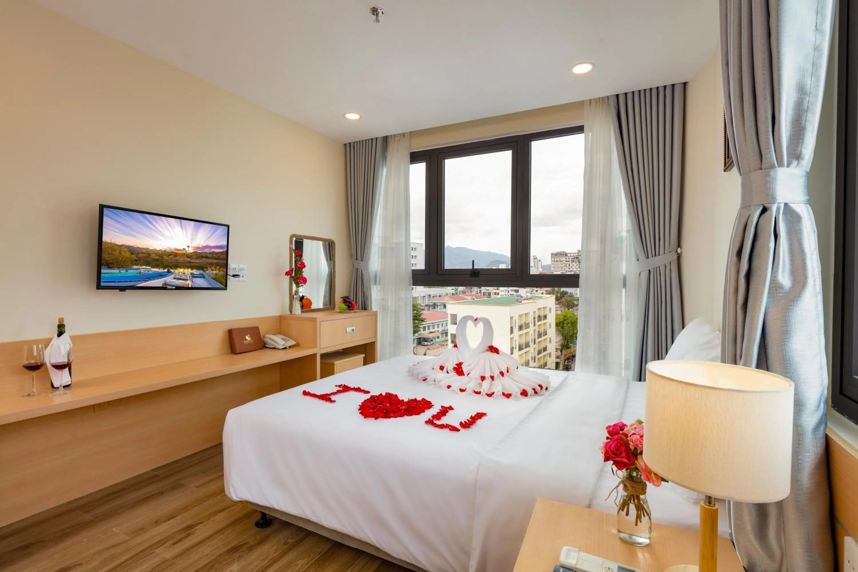 Photo of the whole room, Bed in The Swan Nha Trang Hotel