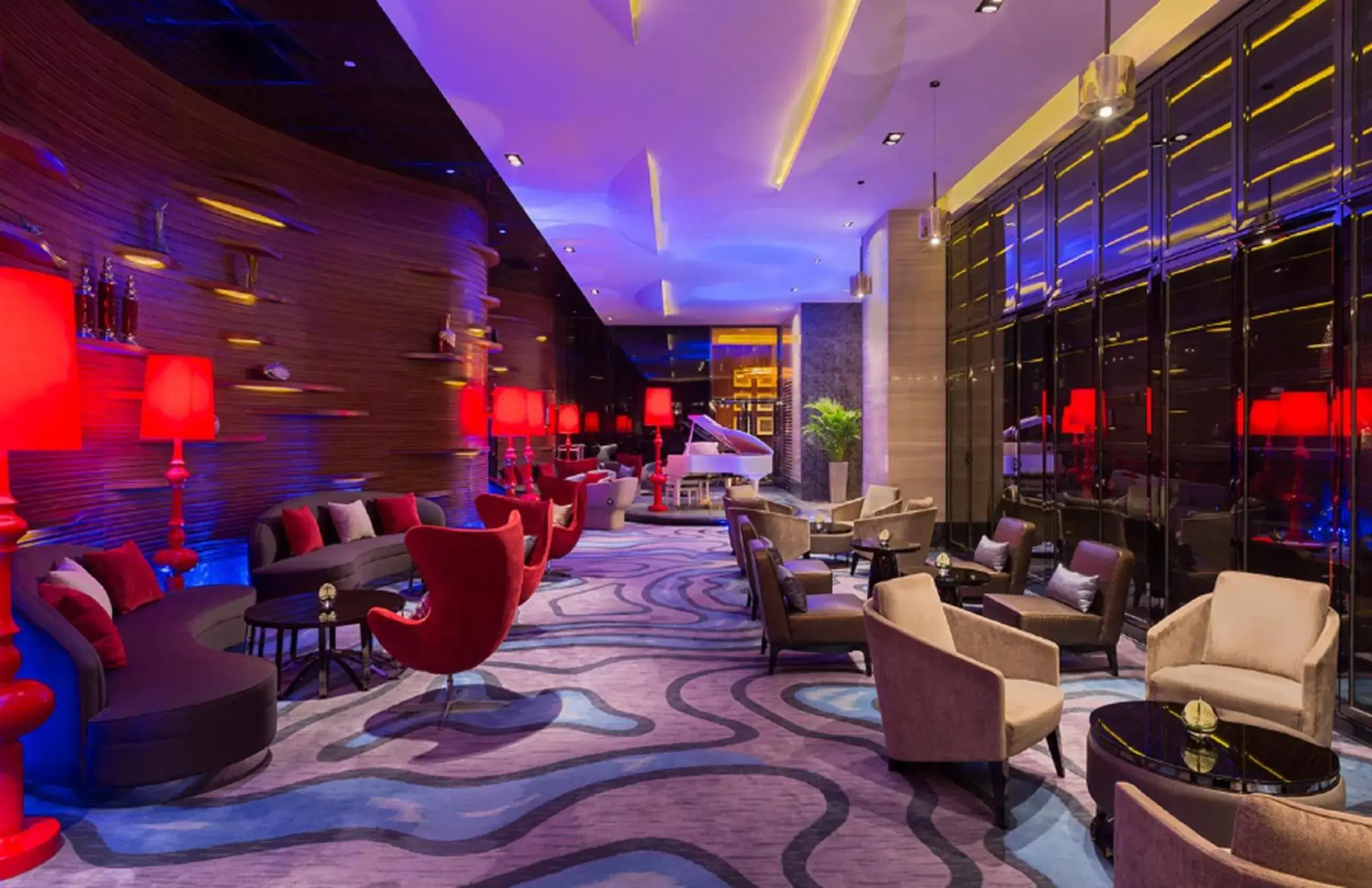 Lounge or bar, Restaurant/Places to Eat in Wanda Realm Wuhan