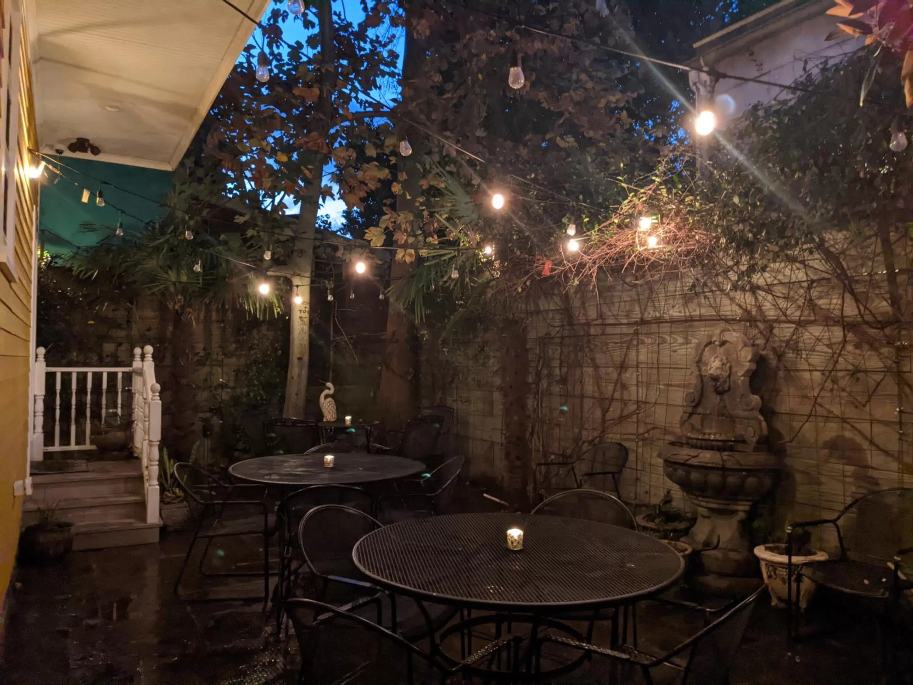 Patio in Balcony Guest House