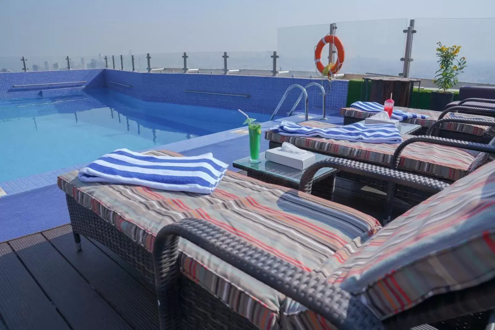 Swimming pool in Ramada Encore by Wyndham Kuwait Downtown Swimming pool in Ramada Encore by Wyndham Kuwait Downtown