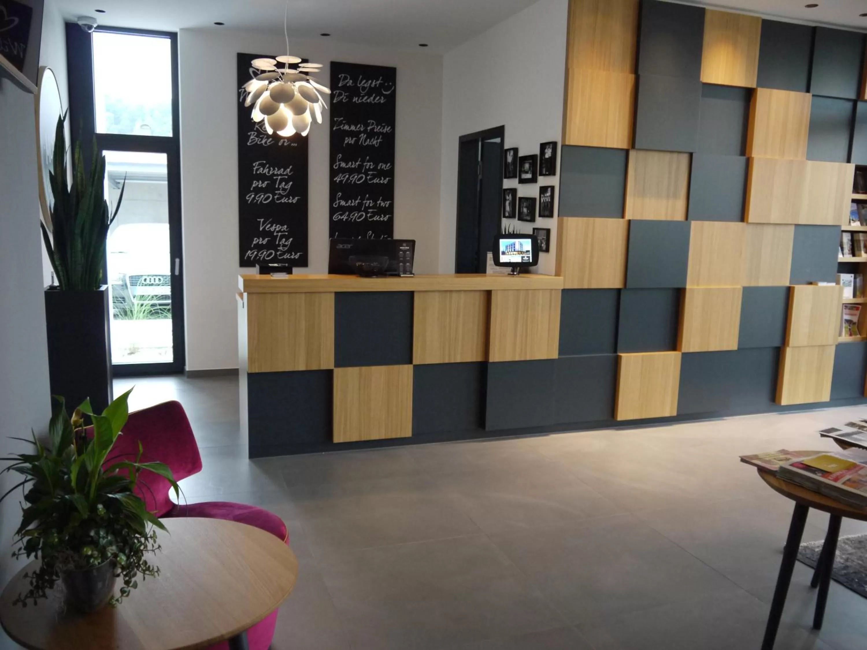 Lobby or reception in Motel Inn Simbach