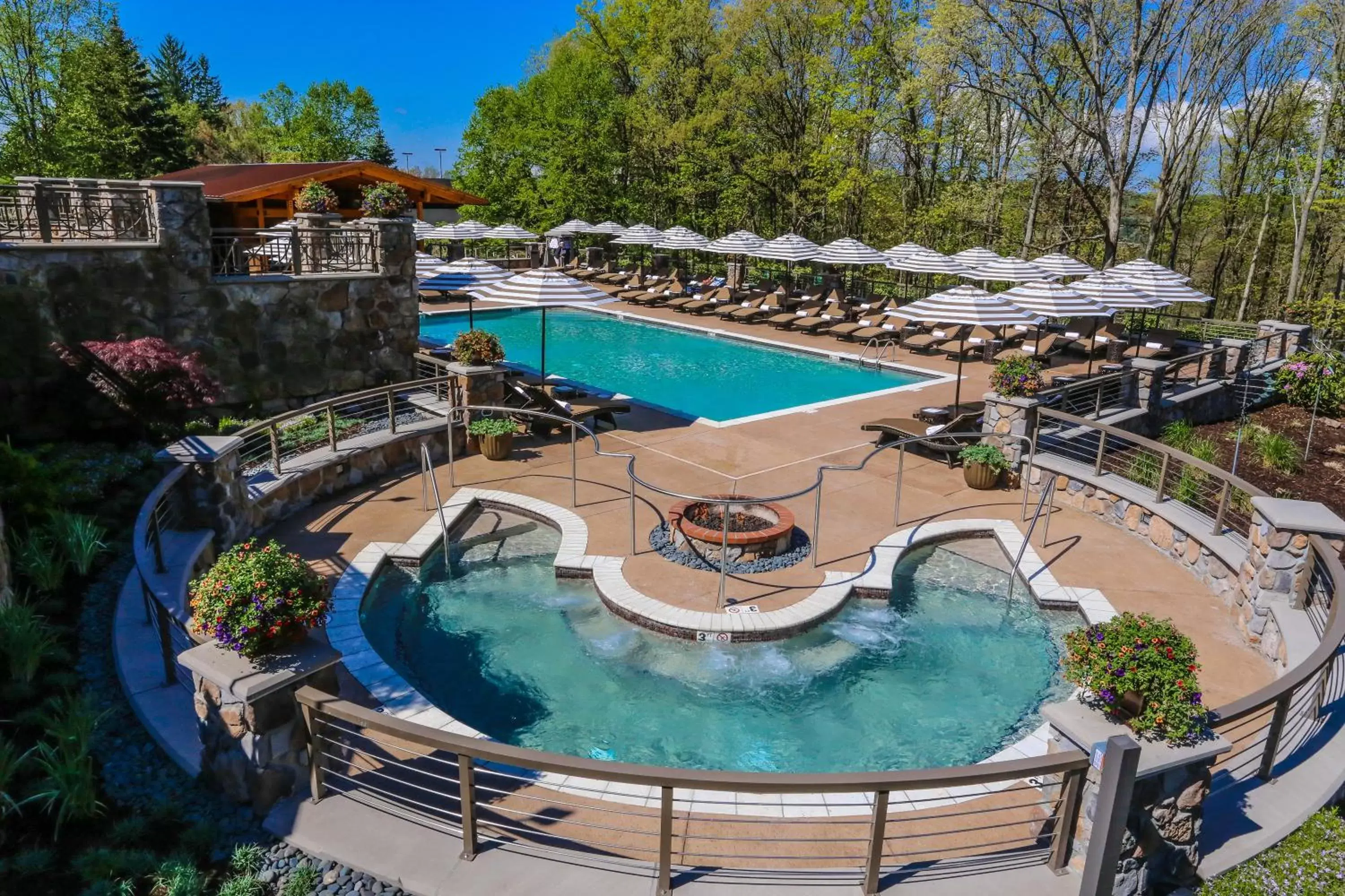 Bird's eye view in Nemacolin Bird's eye view in Nemacolin