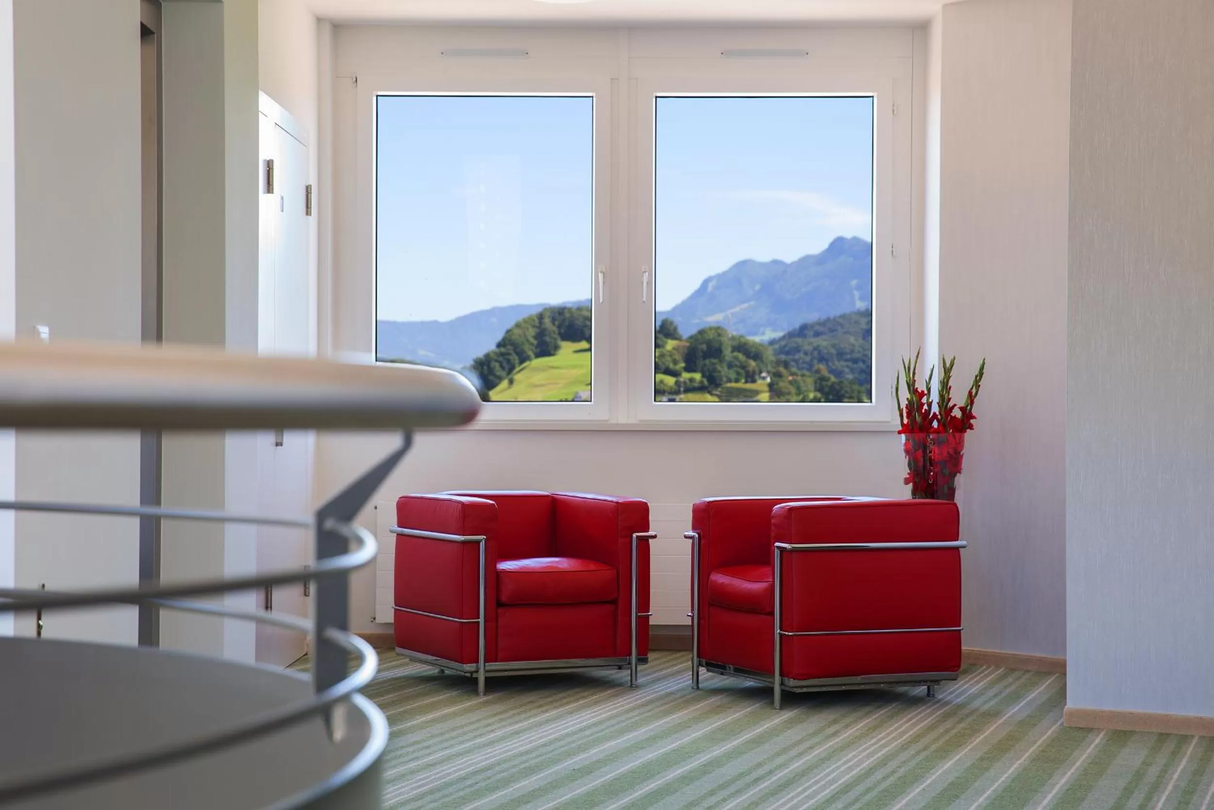 Seating area in Hotel Restaurant Rhy