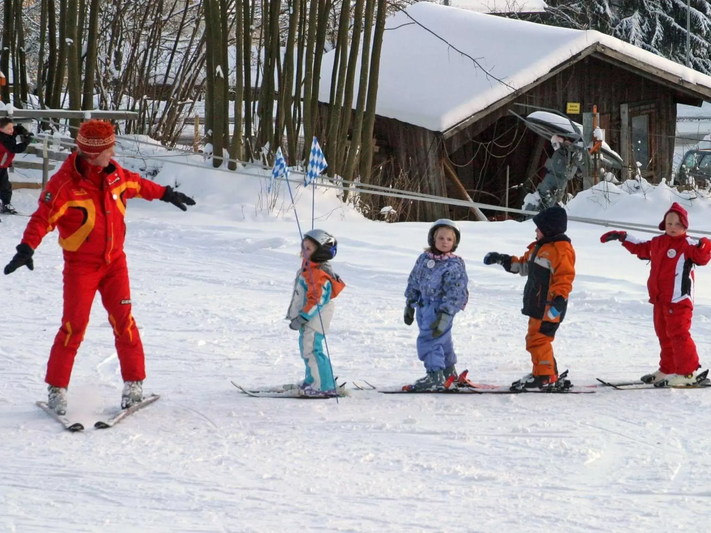 Ski School, Winter in Ferienpark Geyersberg