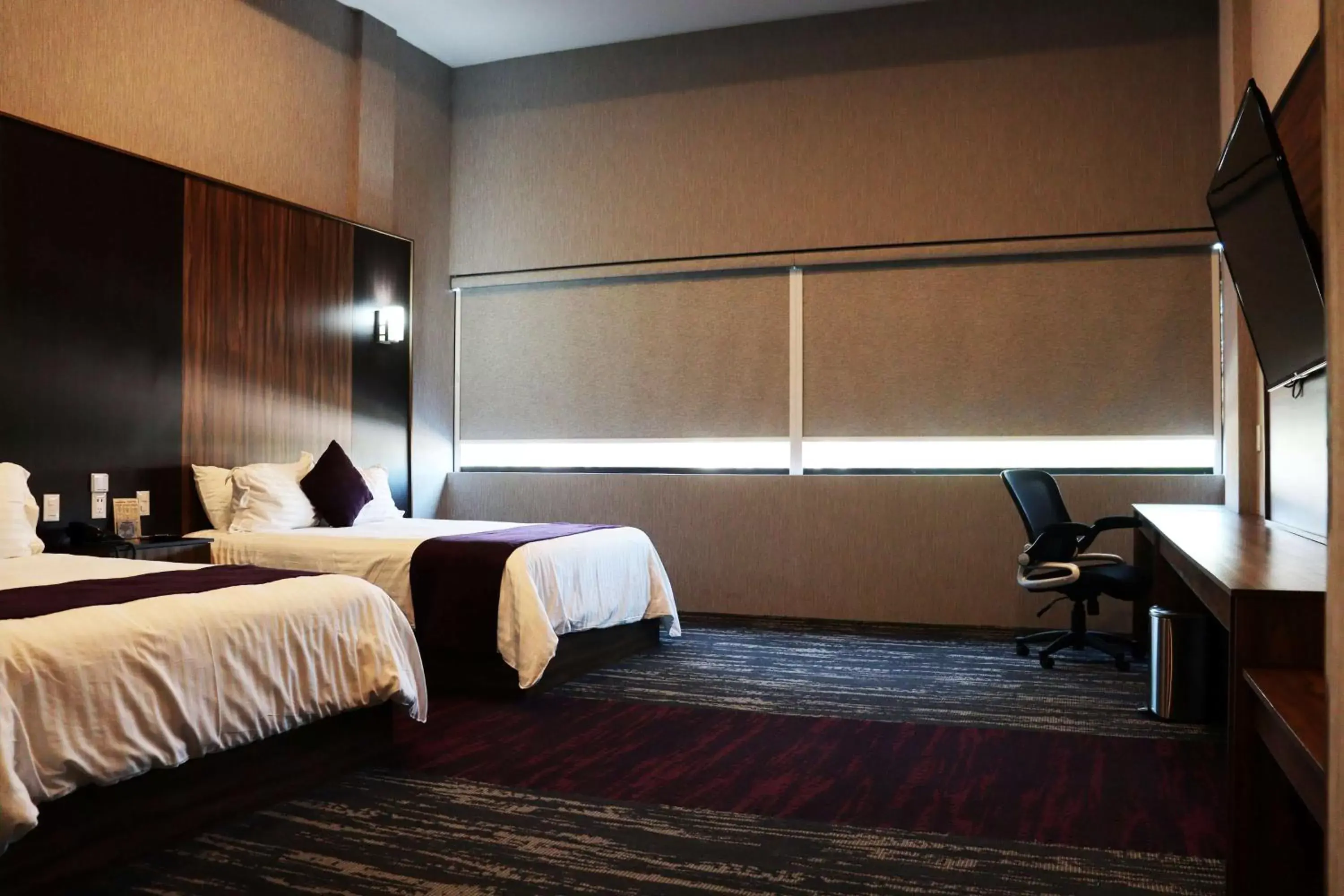 Photo of the whole room, Bed in Wyndham Garden Aguascalientes Hotel & Casino