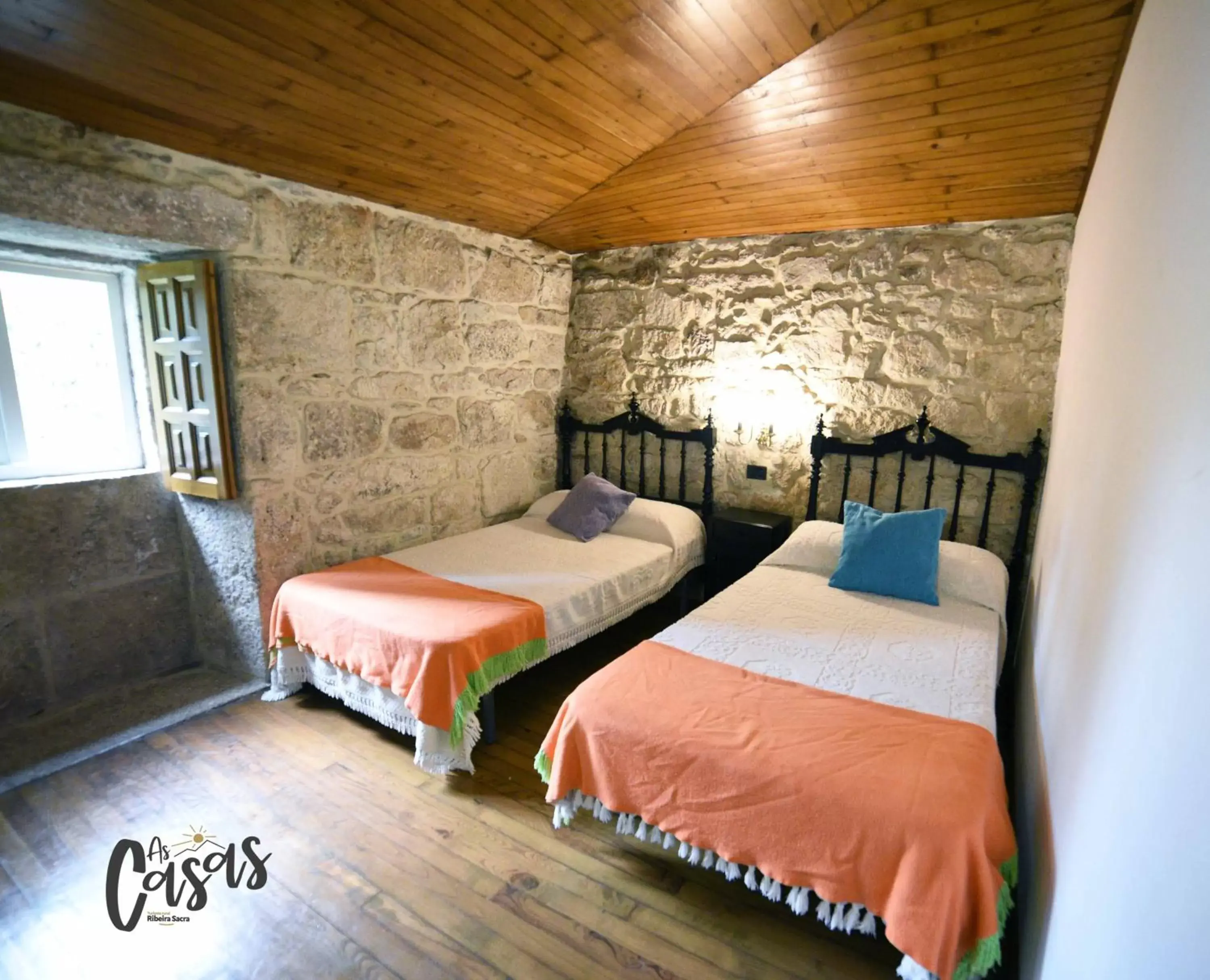 Bed in As Casas Ribeira Sacra