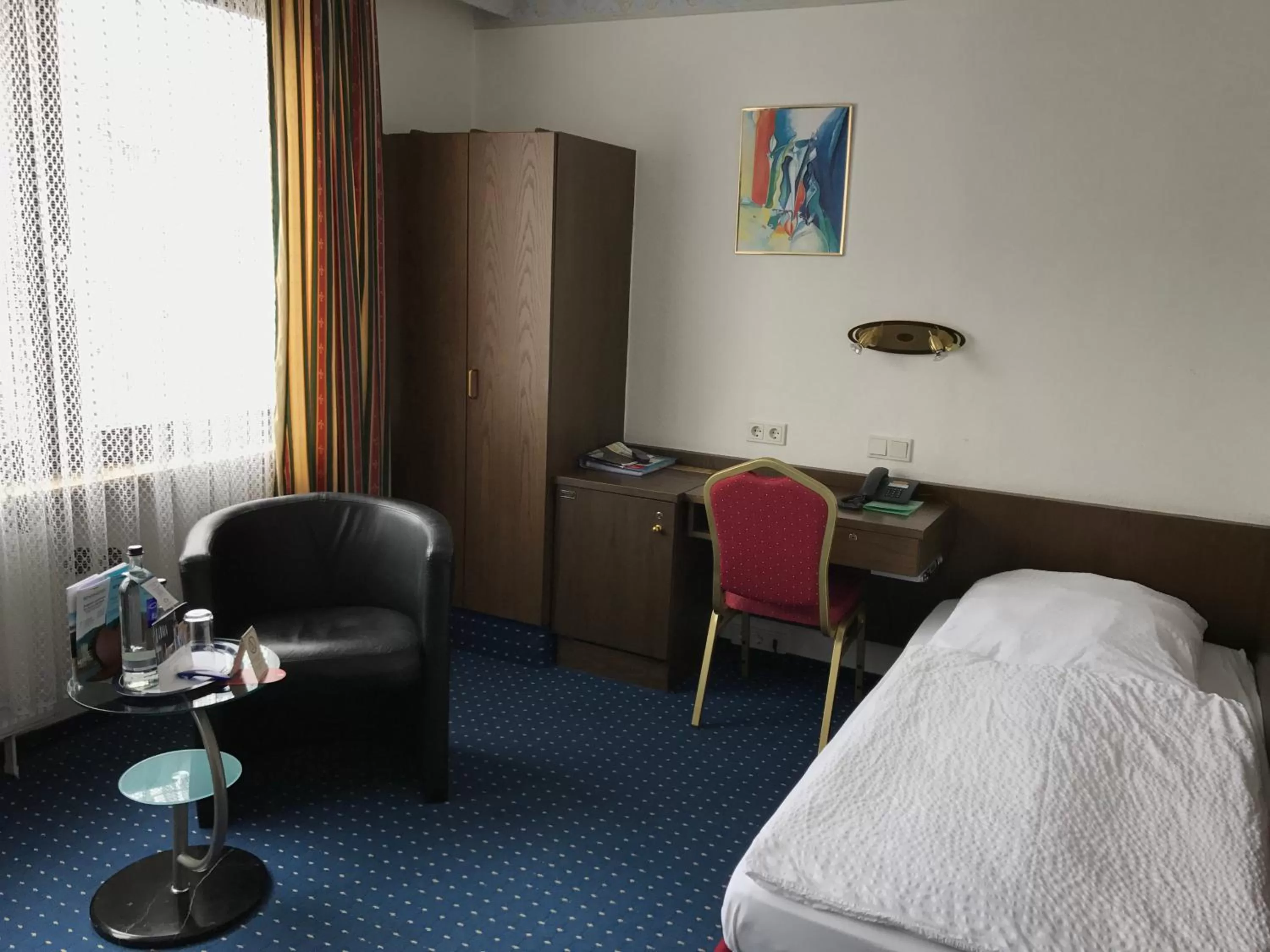 Photo of the whole room, Bed in Hotel Rheinlust