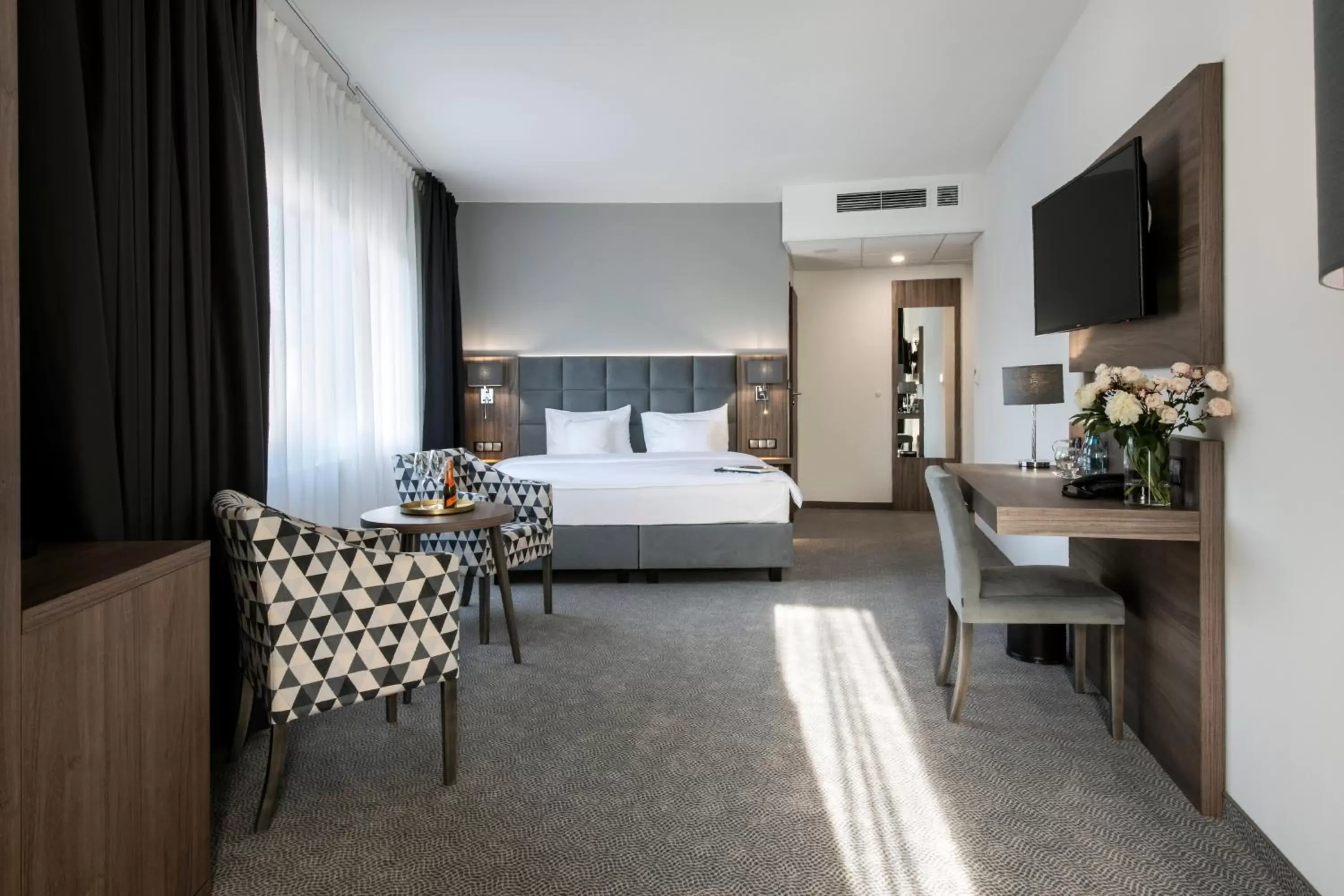 Bed in DB Hotel Wrocław Bed in DB Hotel Wrocław